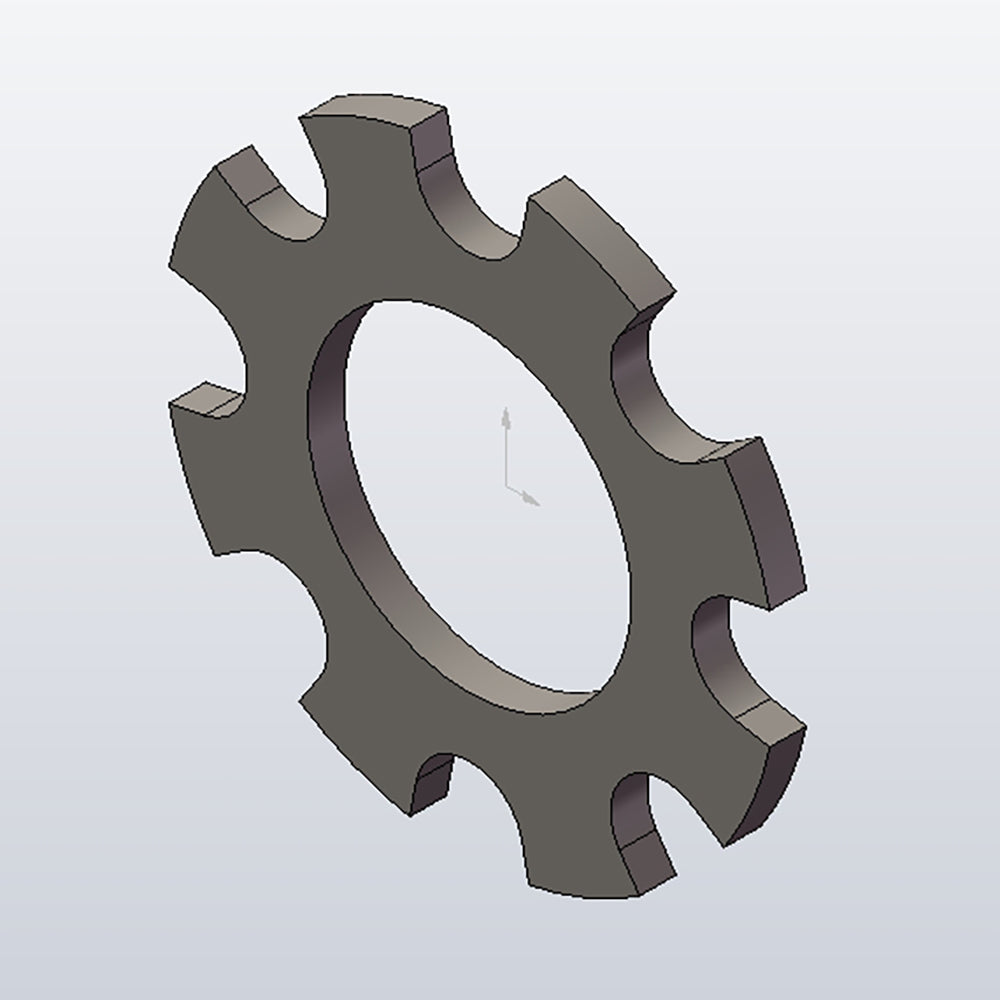 DP2501A 55mm External Tooth Lock Washer - High Strength Fastener for Automotive, Machinery & Industrial Applications - Secure Bolts & Nuts in Harsh Conditions