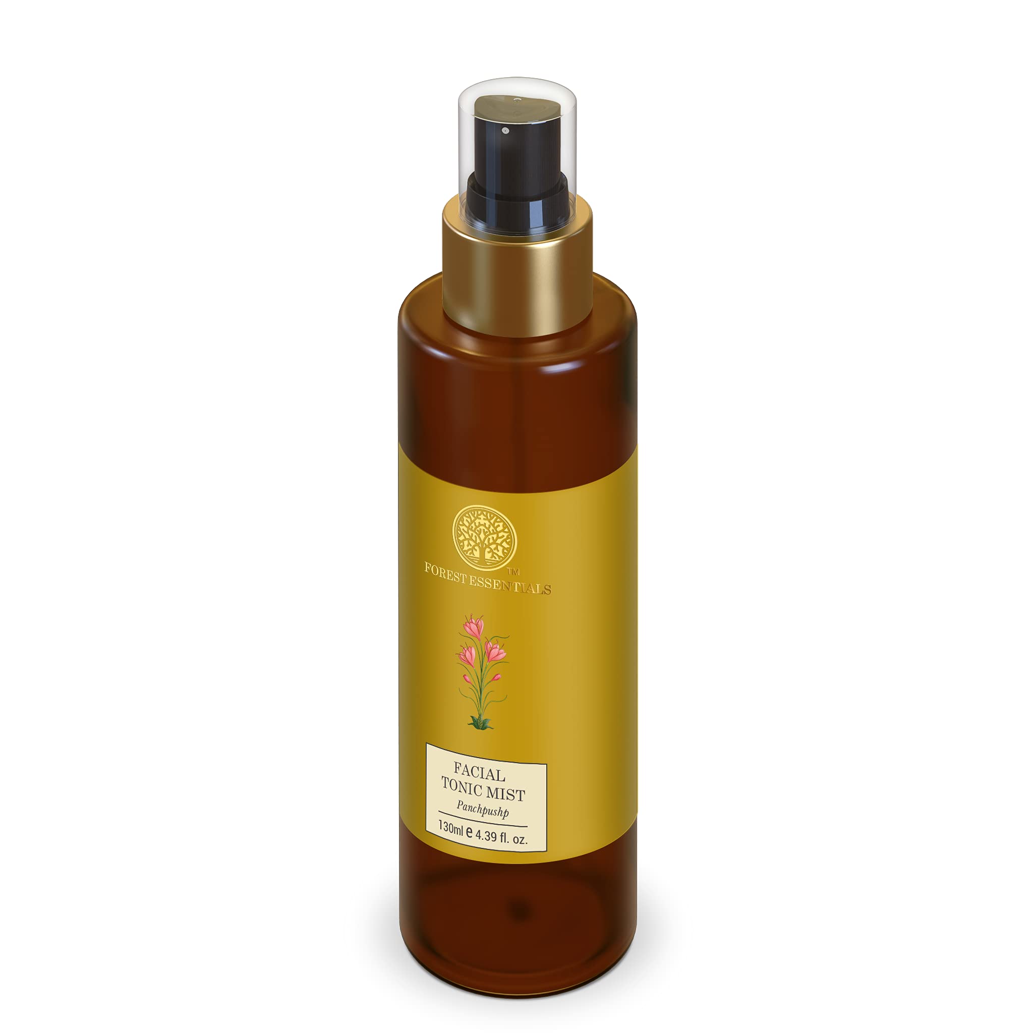Forest Essentials Facial Tonic Mist Combo - Panchpushp & Pure Rosewater Hydrating Face Spray | Refreshing & Rejuvenating Skincare for Daily Use, Travel & Spa Treatments