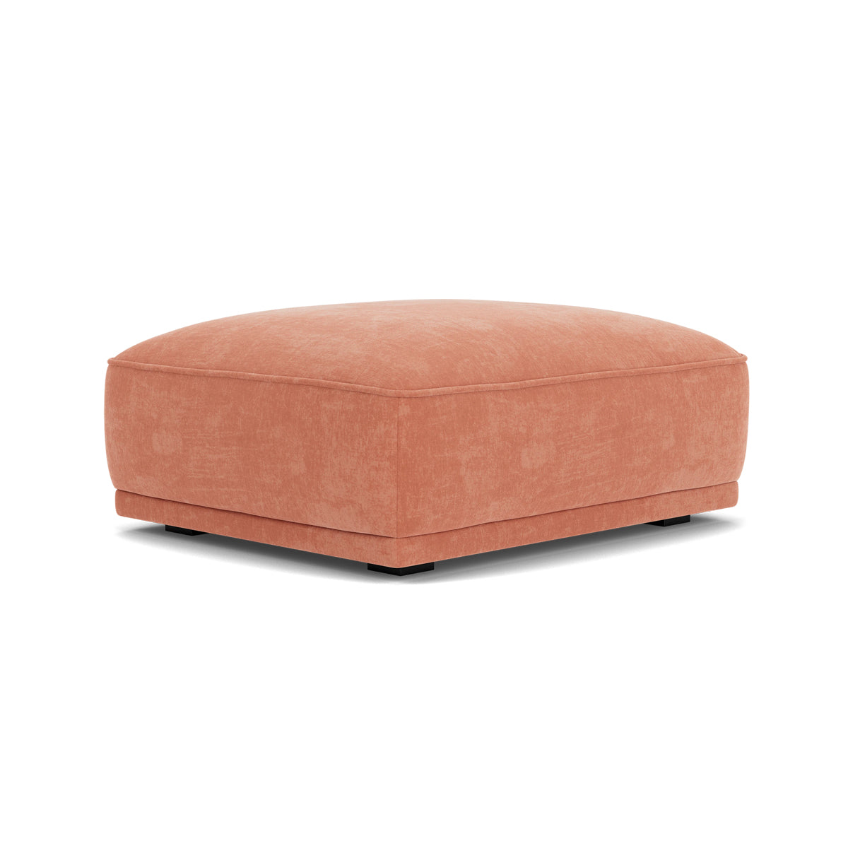Leonora Fabric Storage Ottoman with Tufted Top - Stylish Footrest, Coffee Table & Extra Seating for Living Room, Bedroom & Dorm