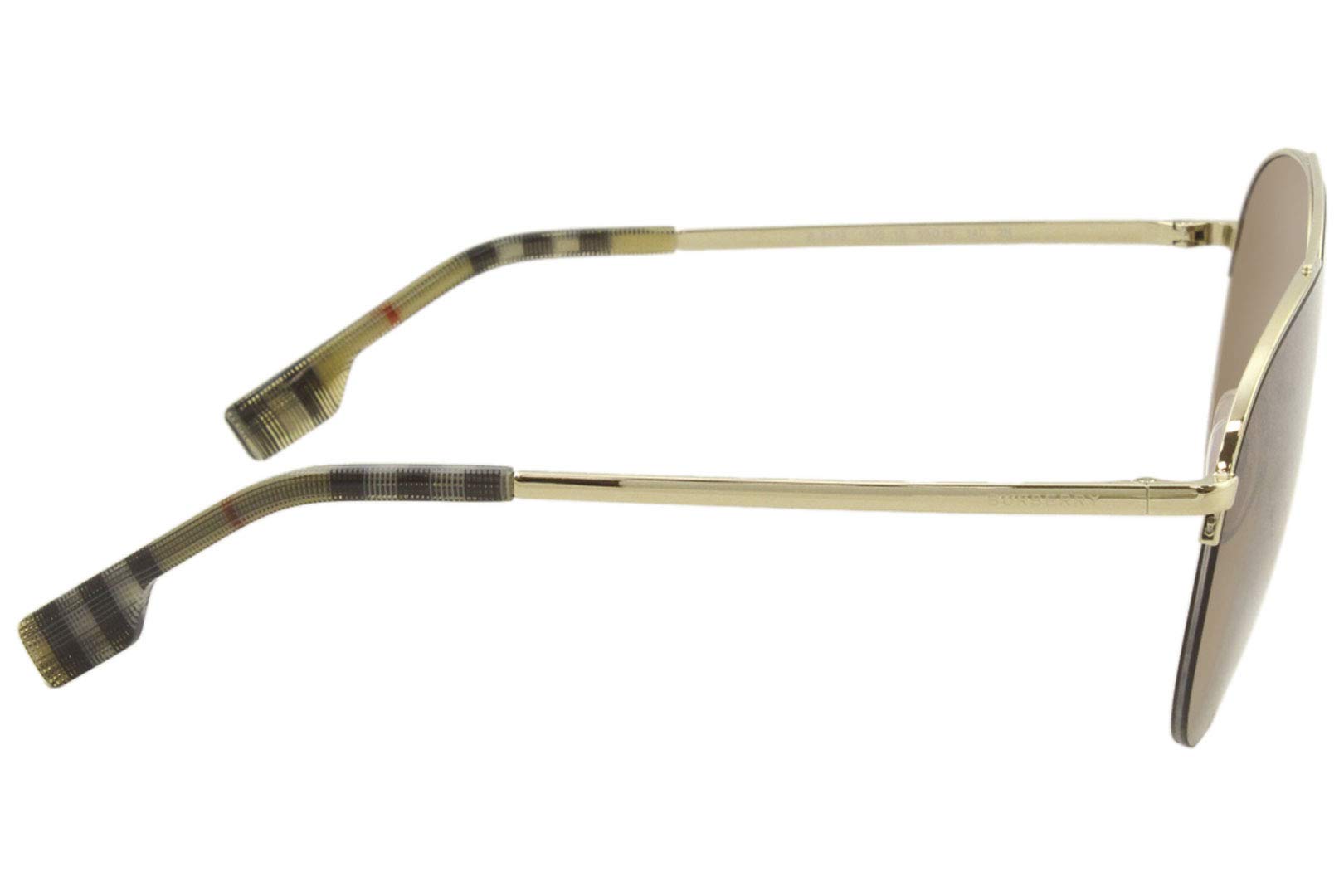 BURBERRY BE 3113 Sunglasses - Light Gold Brown Gradient Lenses, UV Protection, Luxury Fashion Eyewear for Men & Women | Perfect for Outdoor Activities, Travel, and Everyday Style