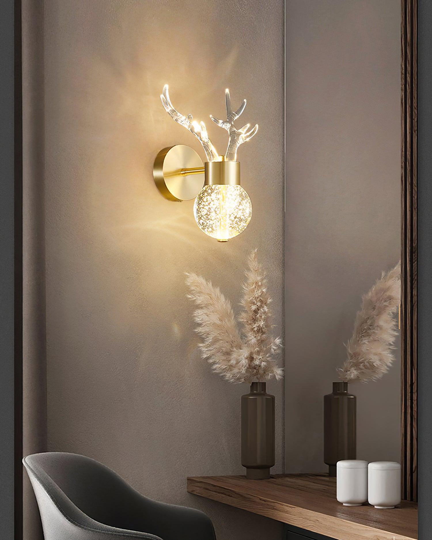 Little Deer Wall Lamp - Cute & Modern Nursery Decor, Kids Room Lighting, Bedroom Night Light for Cozy Ambience - Perfect for Baby Showers, Children's Rooms & Bedside Lighting