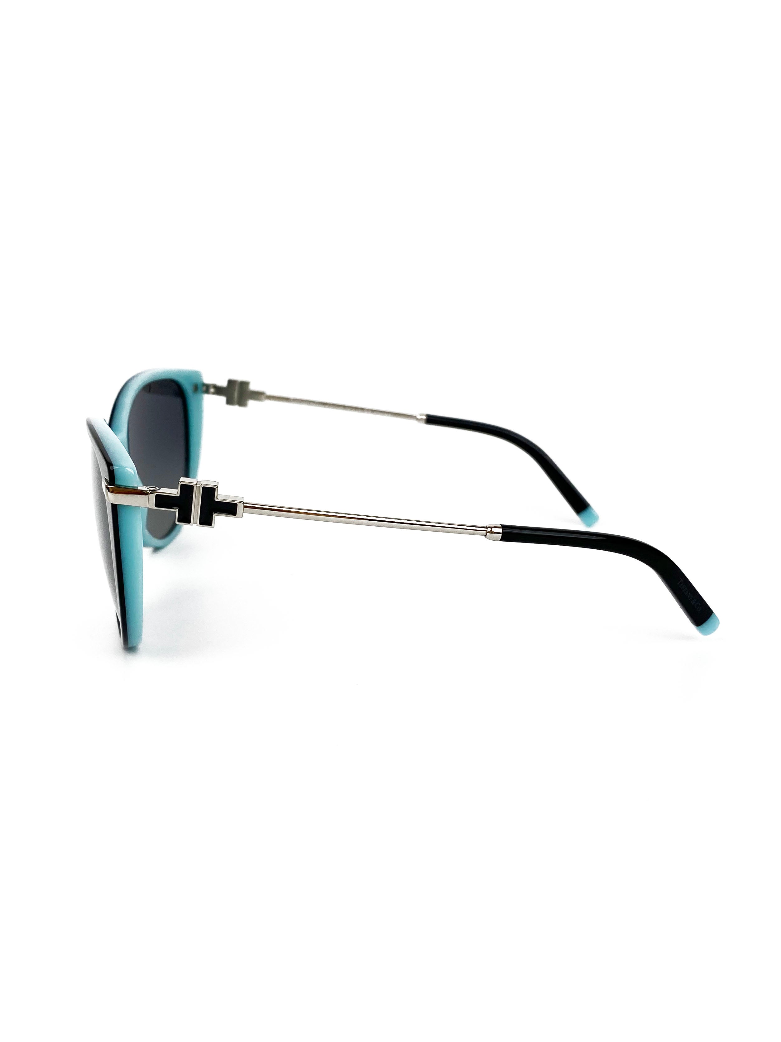 Tiffany & Co T Cat Eye Sunglasses TF4178 - Luxury Designer Sunglasses for Women, UV Protection, Fashionable Cat Eye Frame - Perfect for Beach, Travel & Everyday Wear