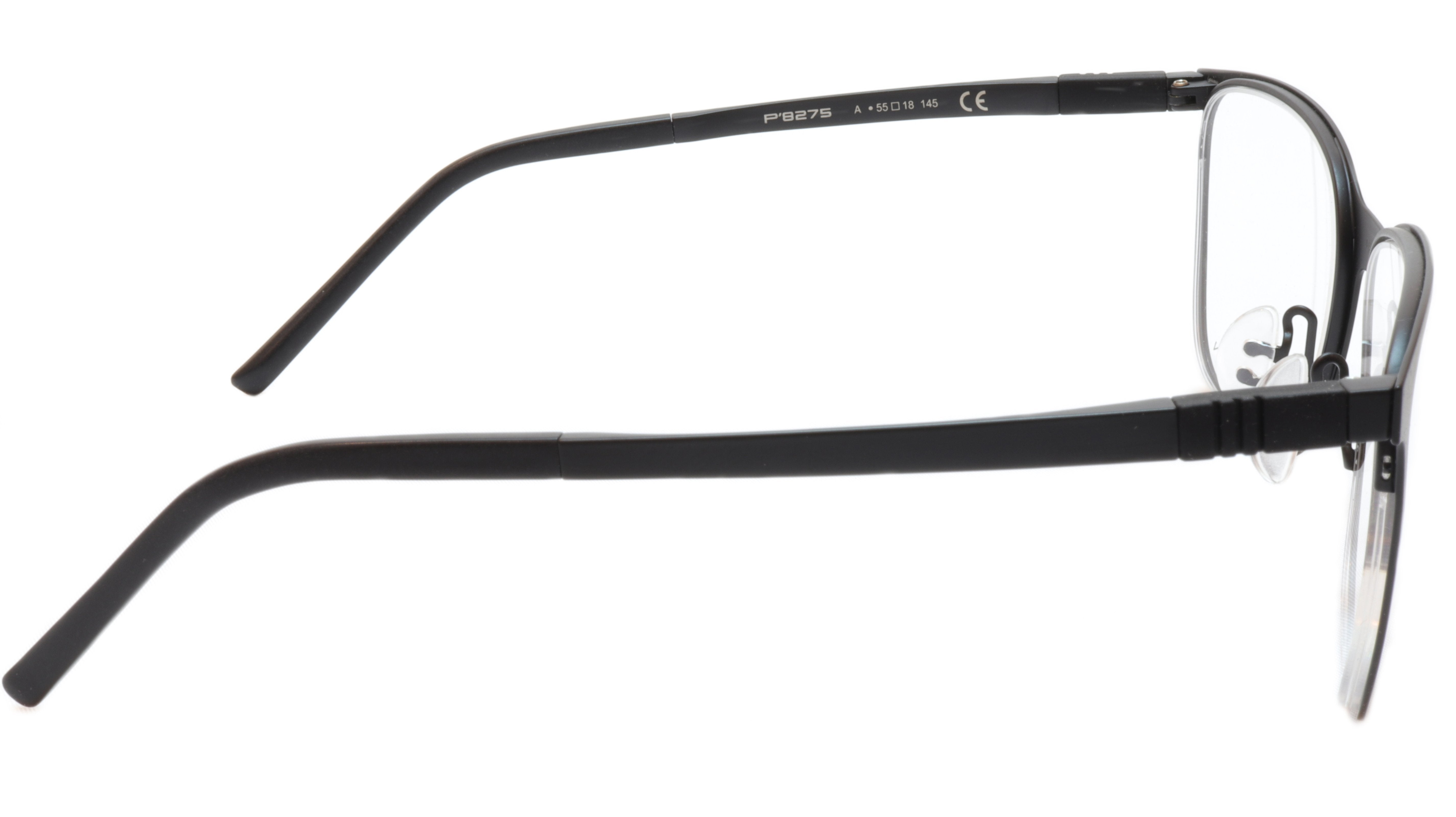Porsche Design Classic Black Acetate Sunglasses - Premium Polarized UV Protection Eyewear for Driving & Outdoor Activities