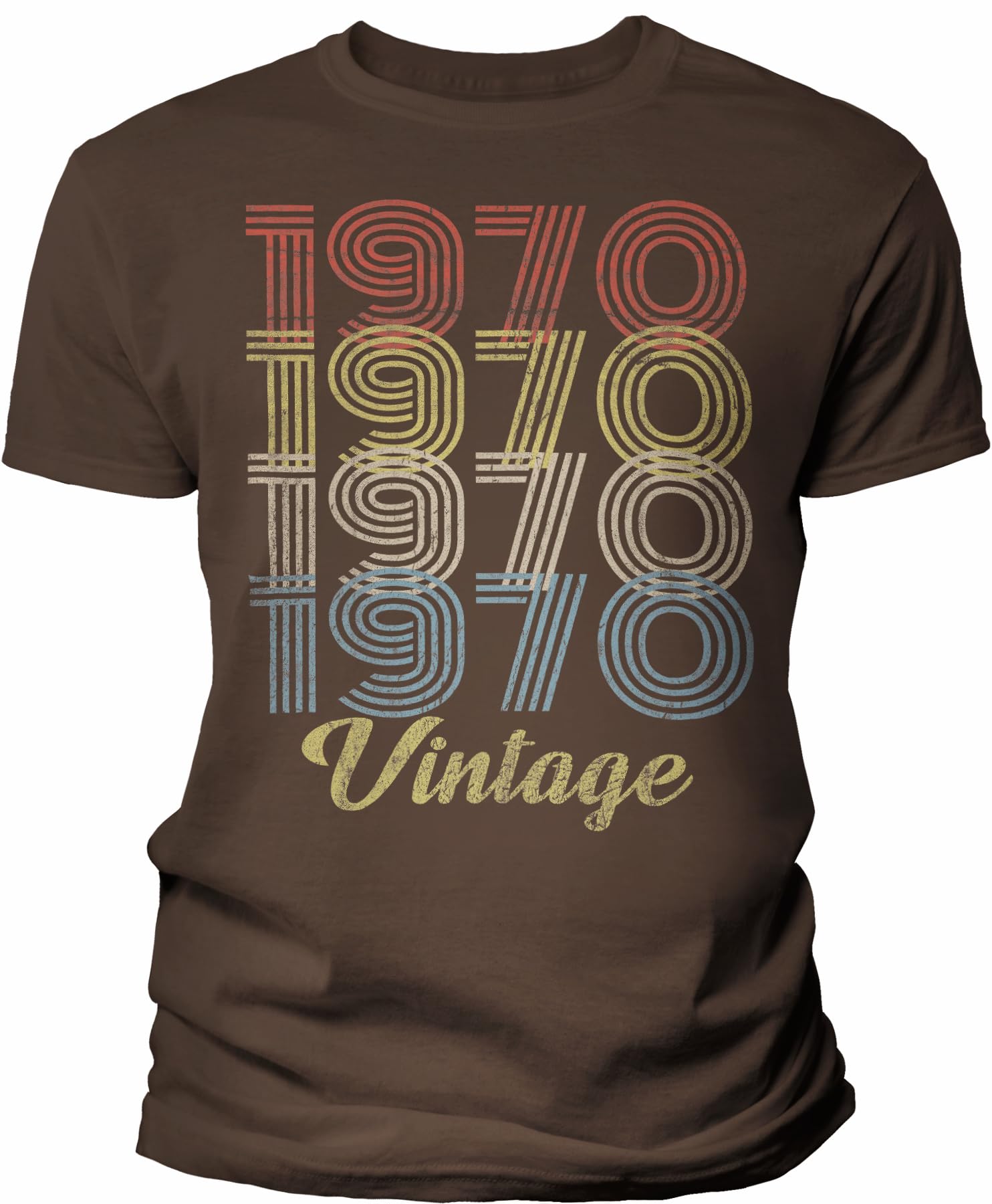 1970 Vintage Retro 55th Birthday Gift T-Shirt for Men - Funny 55 Year Old Birthday Present - Perfect for Parties, Gag Gifts & Special Occasions