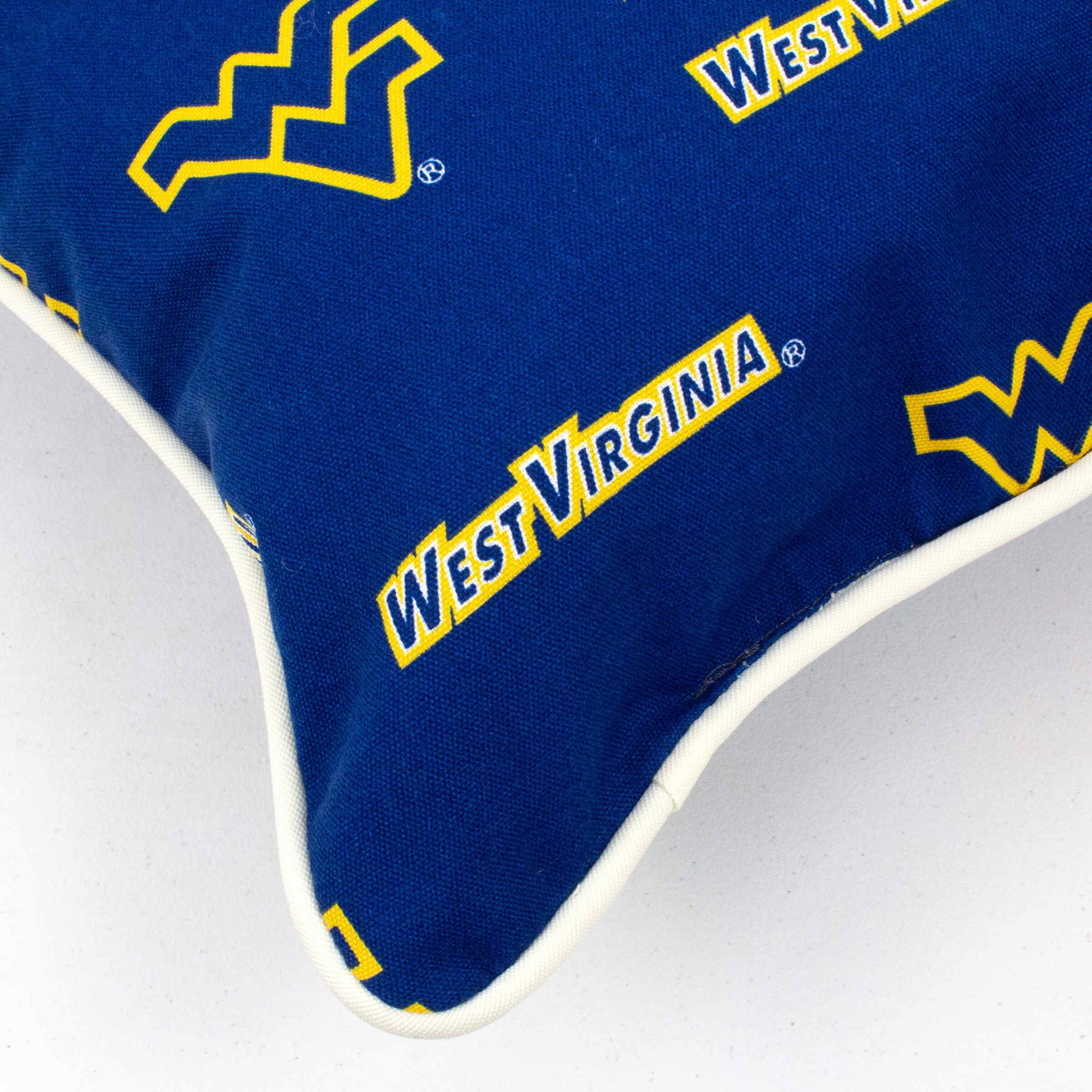 West Virginia Mountaineers College Covers 16x16 Inch Outdoor Decorative Throw Pillow - Perfect for Dorm Rooms, Game Day Decor, and Porch Seating