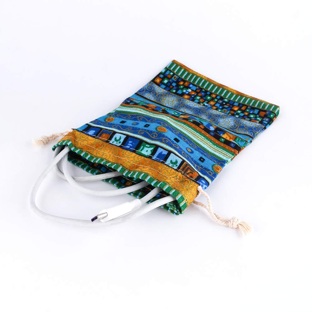 SumDirect 20Pcs 5×7 Inches Egyptian Style Linen Drawstring Bags - Reusable Cotton Favor Bags for Weddings, Parties, Baby Showers & Candy Packaging | Eco-Friendly Gift Pouches for Favors, Treats & Small Gifts