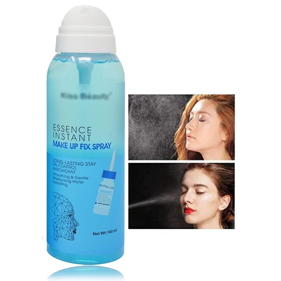 Adbeni Essence Instant Makeup Fixing Spray - 160ml | Long-Lasting Makeup Setting Spray for Flawless Finish | Perfect for Weddings, Parties & Daily Wear