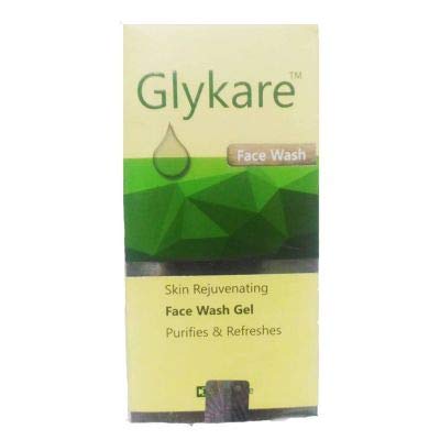 Dermakare Glykare Facial Cleanser for Acne & Oily Skin - Pack of 2 | Gentle Exfoliating Face Wash with Glycolic Acid | Perfect for Daily Skincare Routine & Travel