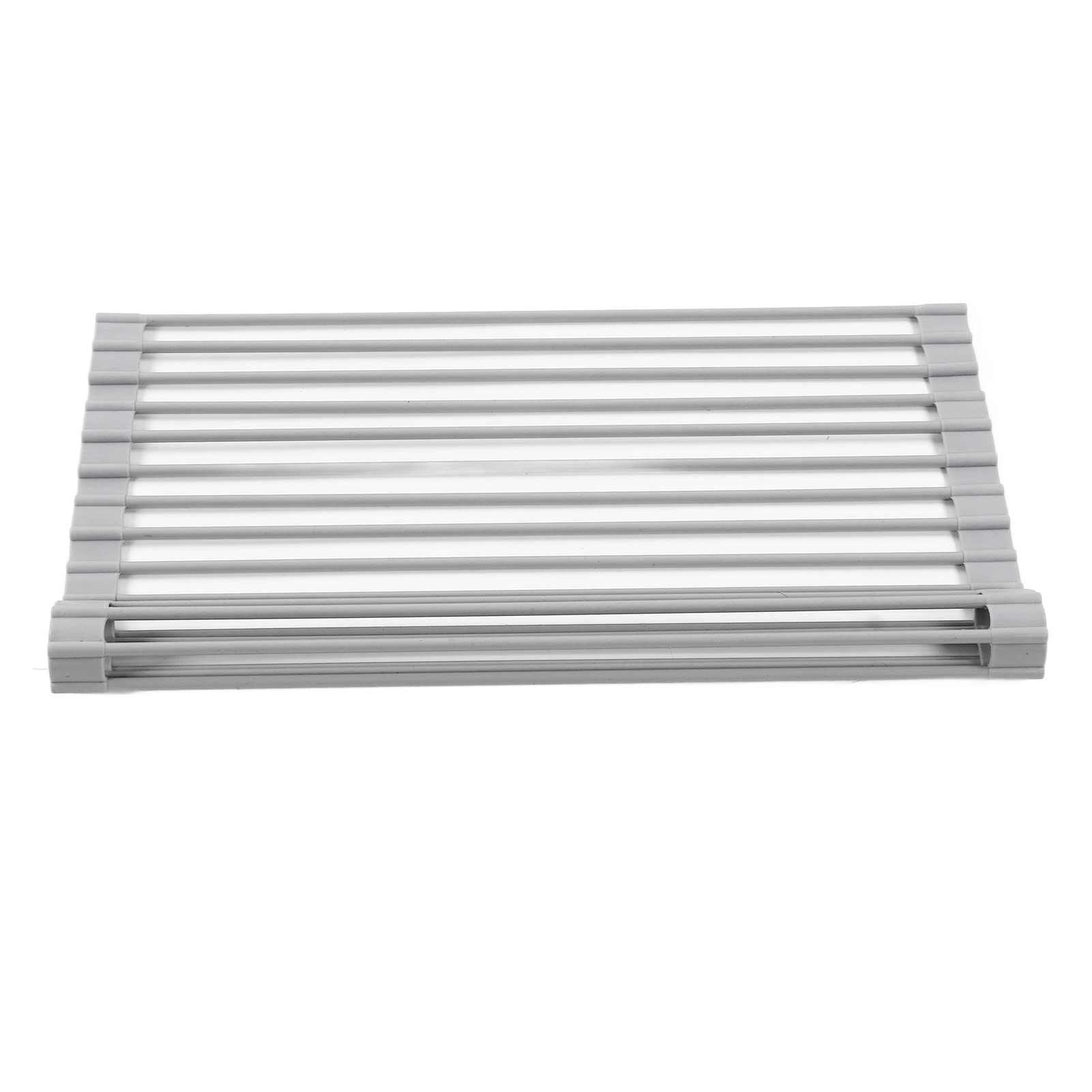 Non-Slip Dish Drying Rack for Kitchen - Space Saving Drain Shelf