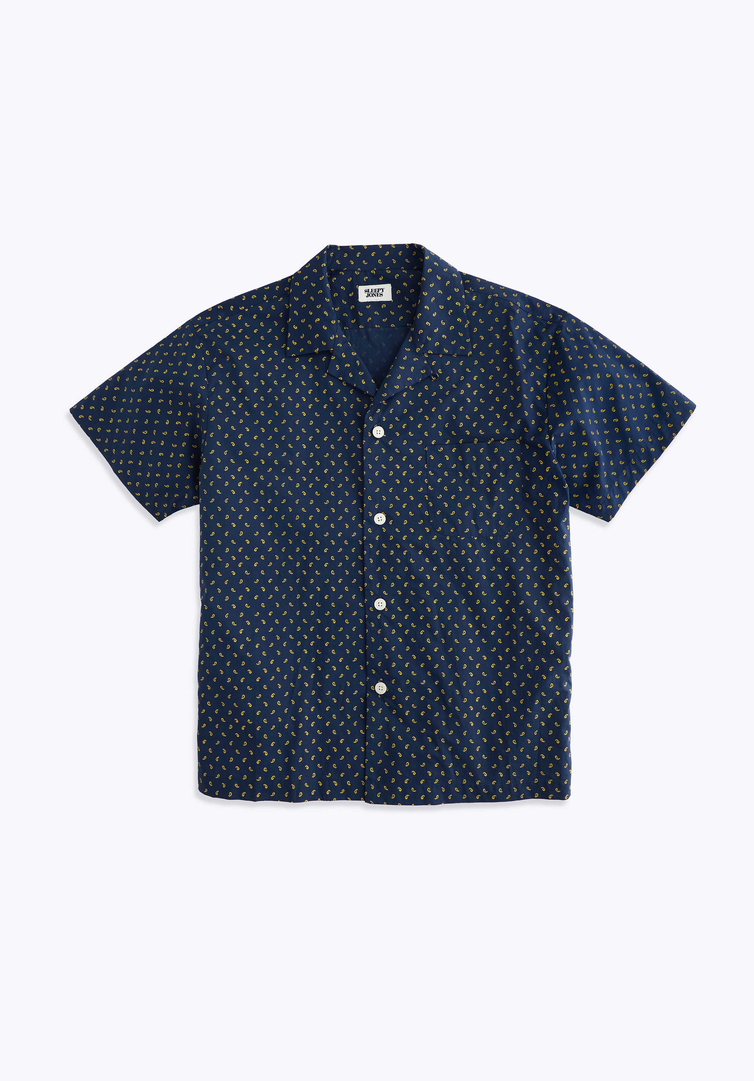 Navy Paisley