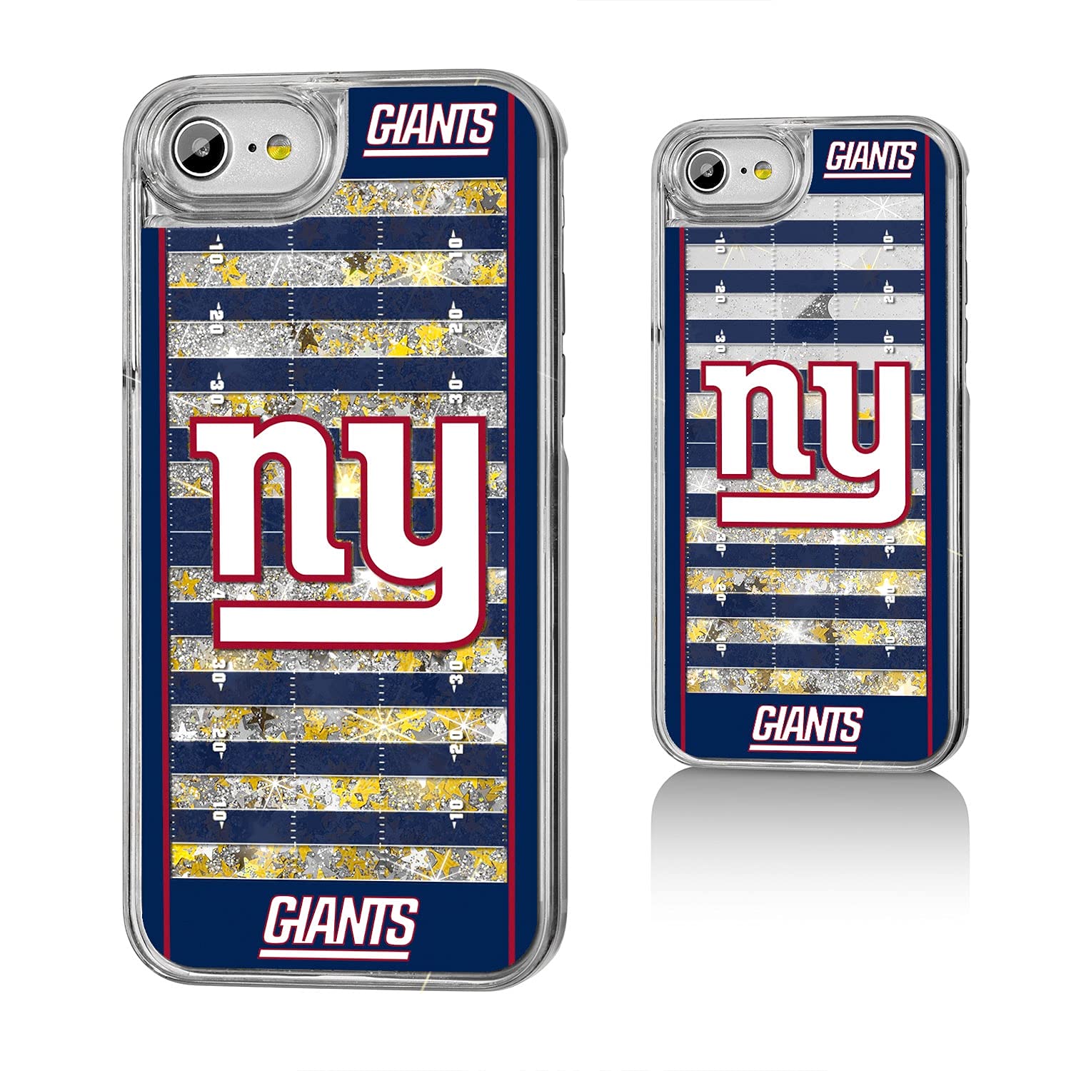 New York Giants iPhone Glitter Case with Team Logo - Stylish Protective Cover for iPhone 13/14/15 Pro Max - Perfect for Game Day, Fan Gifts & Everyday Use