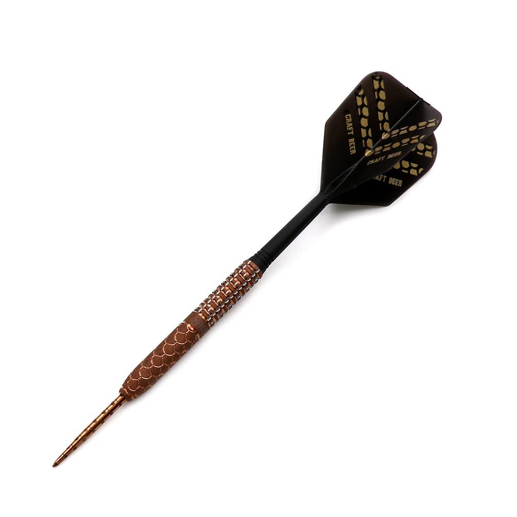 CUESOUL 90% Tungsten Steel Tip Darts Set - 21g/22g/23g Oil Paint Finish for Cocktail, COLA Beer & Draft Beer | Professional Bar, Pub & Home Dart Game Accessories