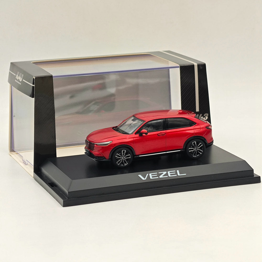 1/43 Scale Hobby Japan VEZEL Premium Diecast Model Car - Crystal Red Metallic (HJ431002RM) | Collectible Miniature Vehicle for Display, Gifts & Car Enthusiasts