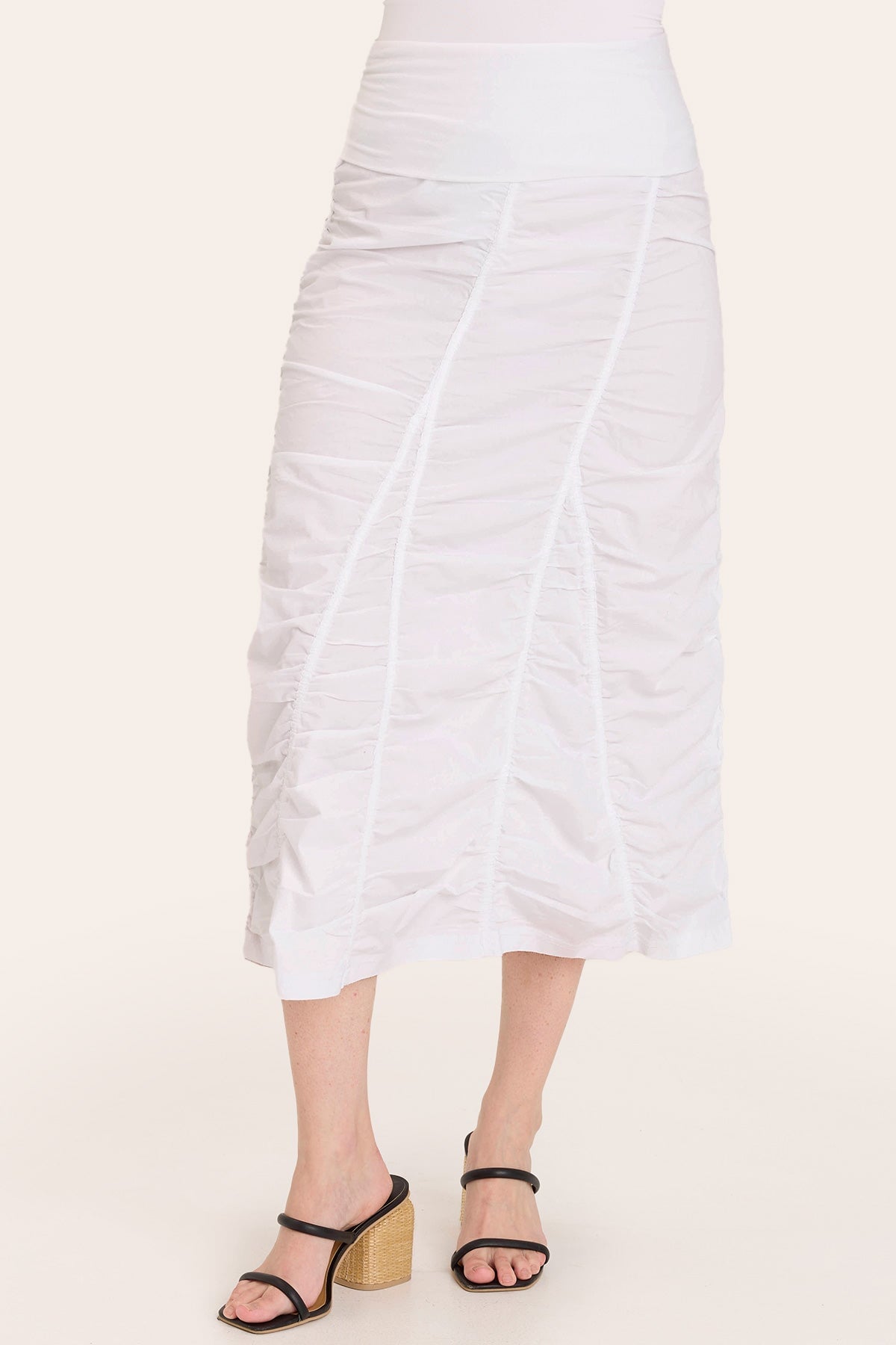 Gored Peasant Skirt - Flowy Boho Midi Skirt for Women | Vintage Inspired A-Line Skirt with Elastic Waist | Perfect for Summer, Festivals & Casual Outfits