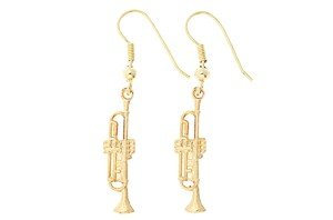 Gift House Elegant Trumpet Earrings - Perfect for Parties, Weddings & Special Occasions