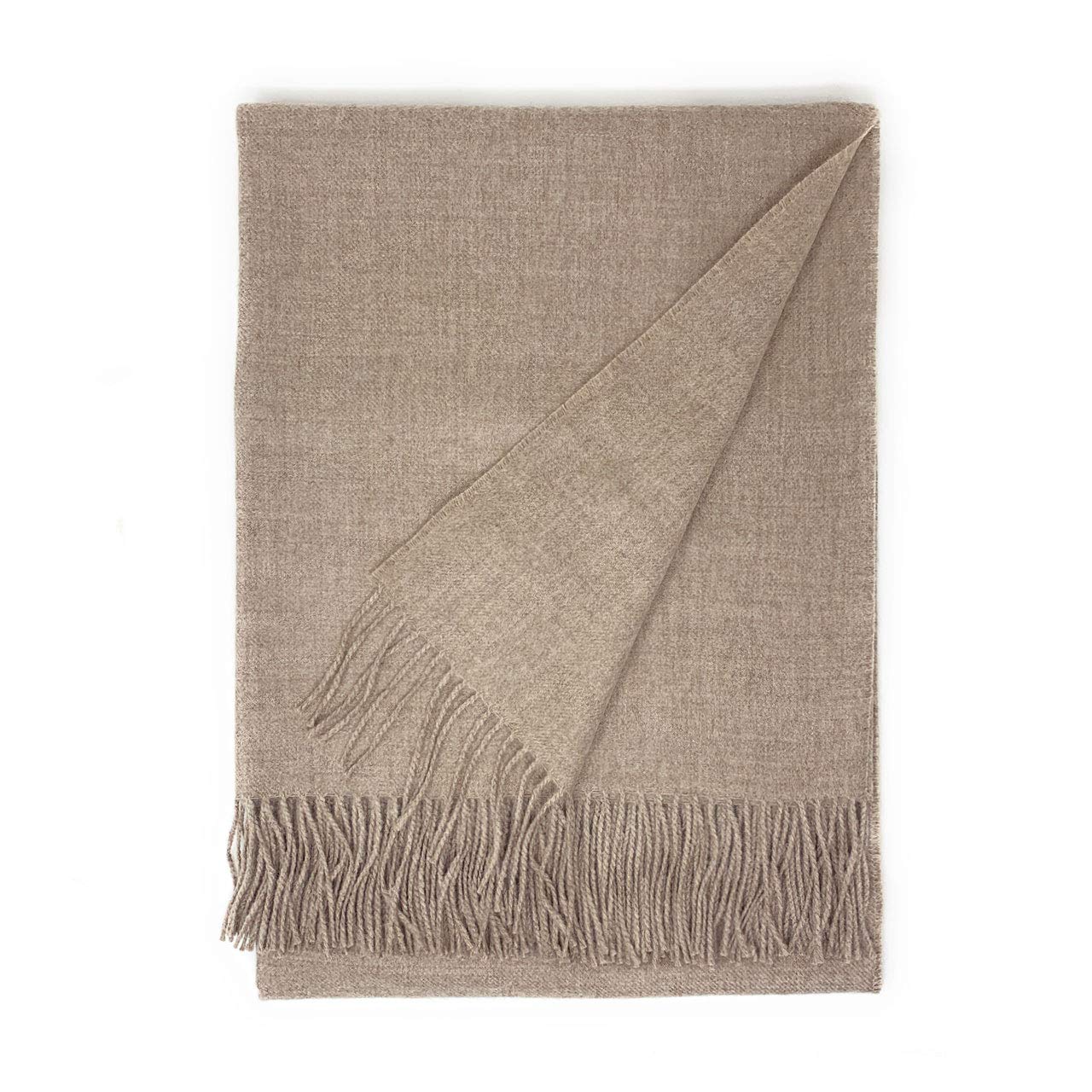 100% Baby Alpaca Wool Throw Blanket - Hypoallergenic, All-Natural & Soft - 51x71 Inches (Donut) - Perfect for Home Décor, Cozy Bed & Sofa, Travel Companion