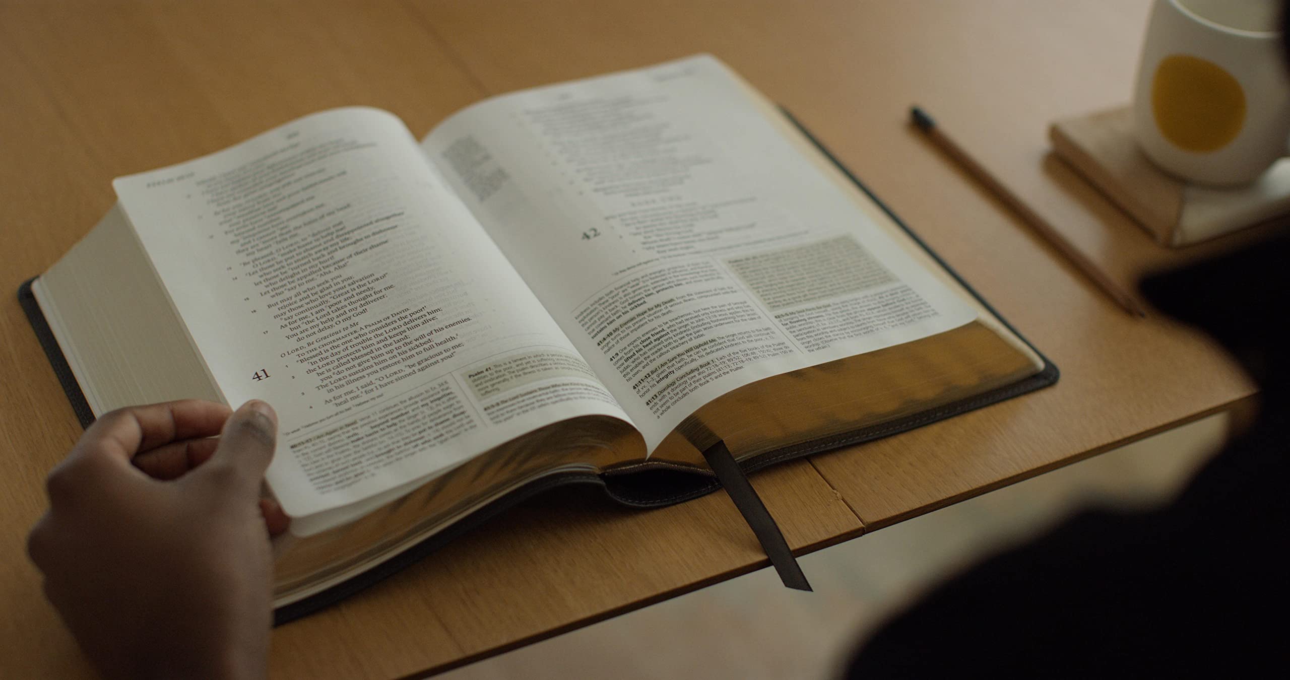ESV Study Bible - Genuine Cowhide Leather, Deep Brown - Premium Bible for Personal Devotion, Bible Study & Church Services