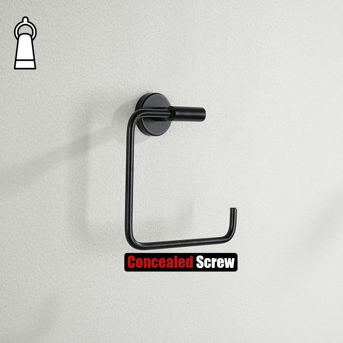 Oil Rubbed Bronze Towel Ring - 6