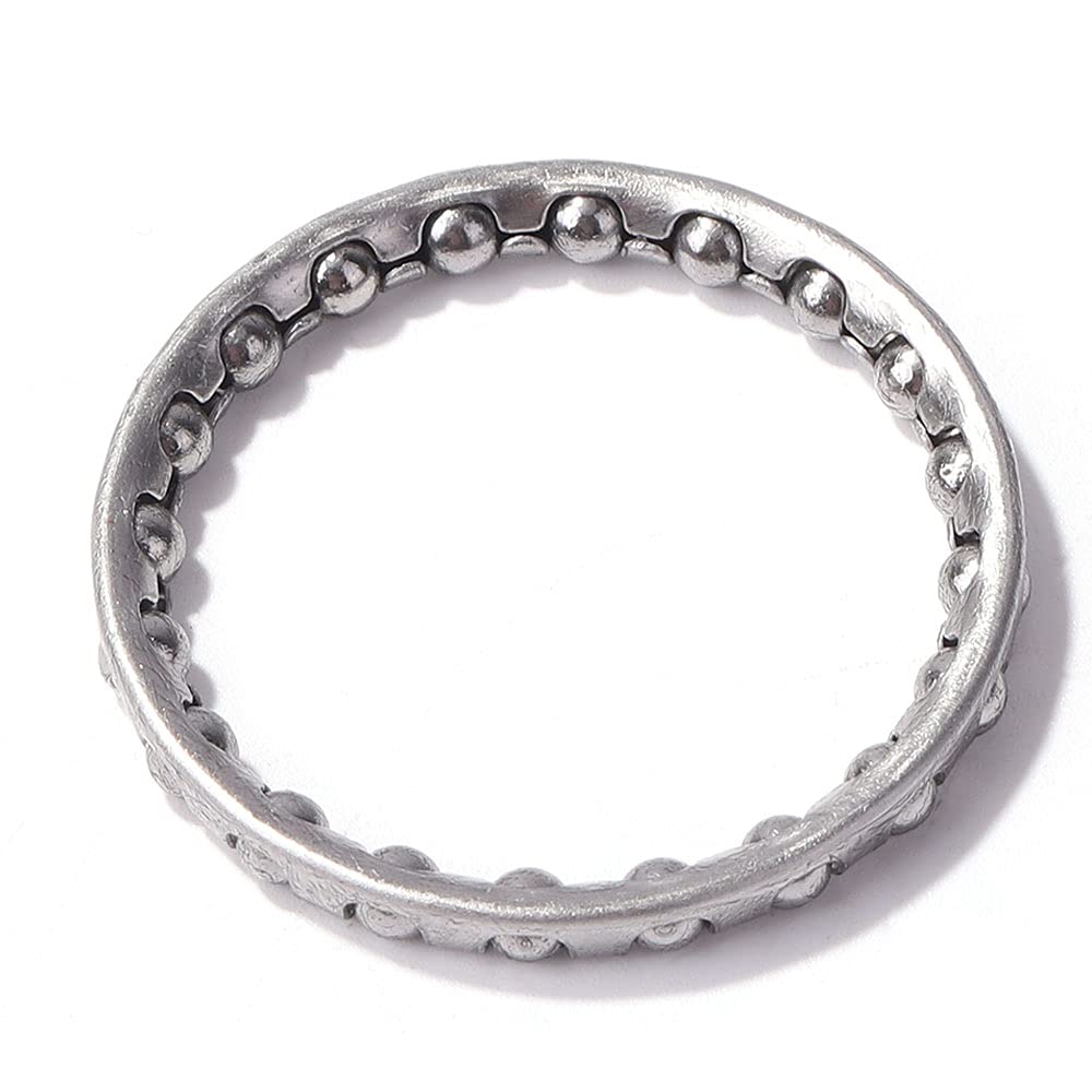 4 PCS Bike Headset Caged Ball Bearings - Front Fork & Rear Frame Bearing Retainers for Cycling - Durable Bicycle Parts for Mountain Bikes, Road Bikes & BMX - Perfect for Bike Maintenance & Repair