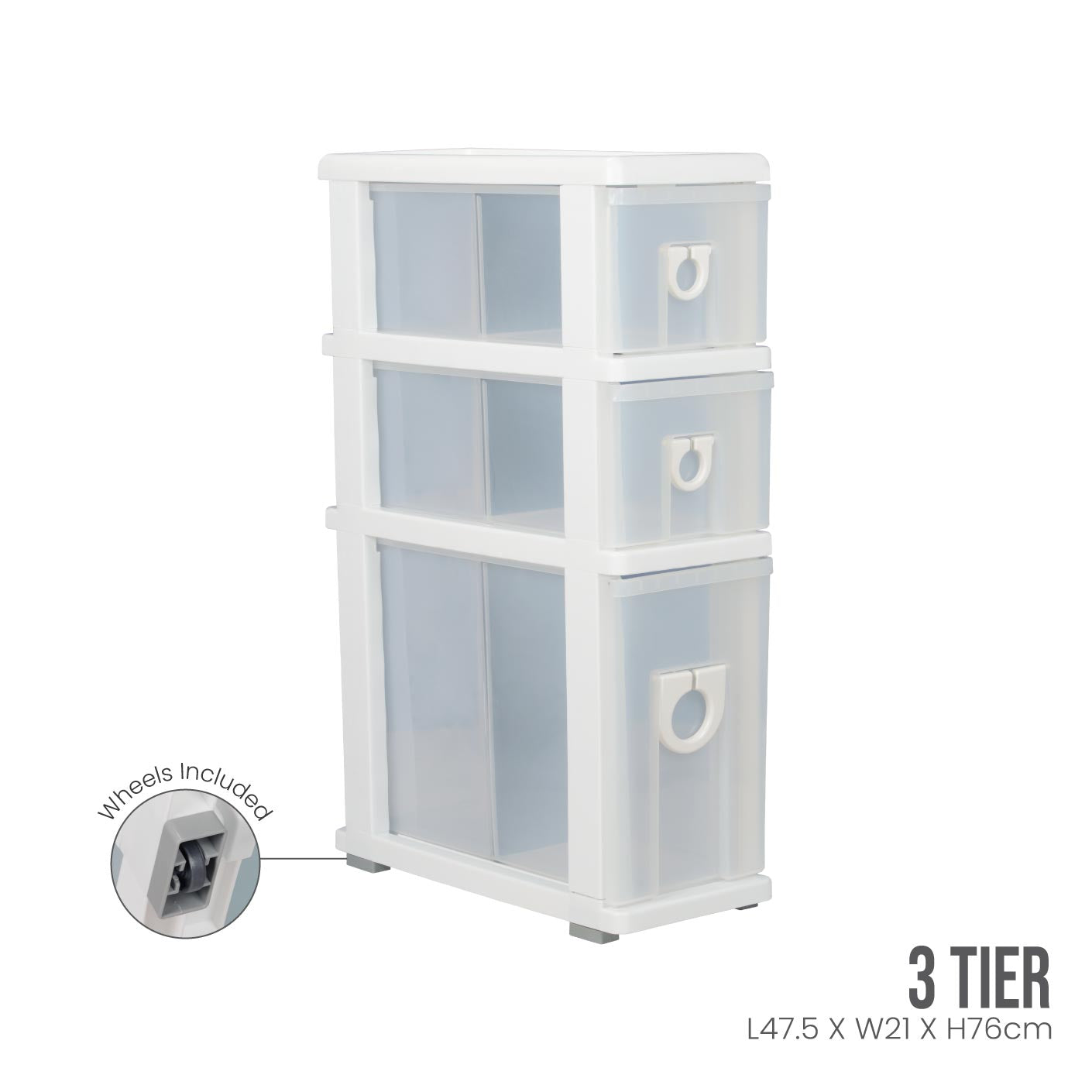 3-Tier Kitchen Drawer Organizer - Expandable Storage for Utensils, Spices & Cutlery - Perfect for Small Kitchen, Pantry, or Office Organization (511 3)