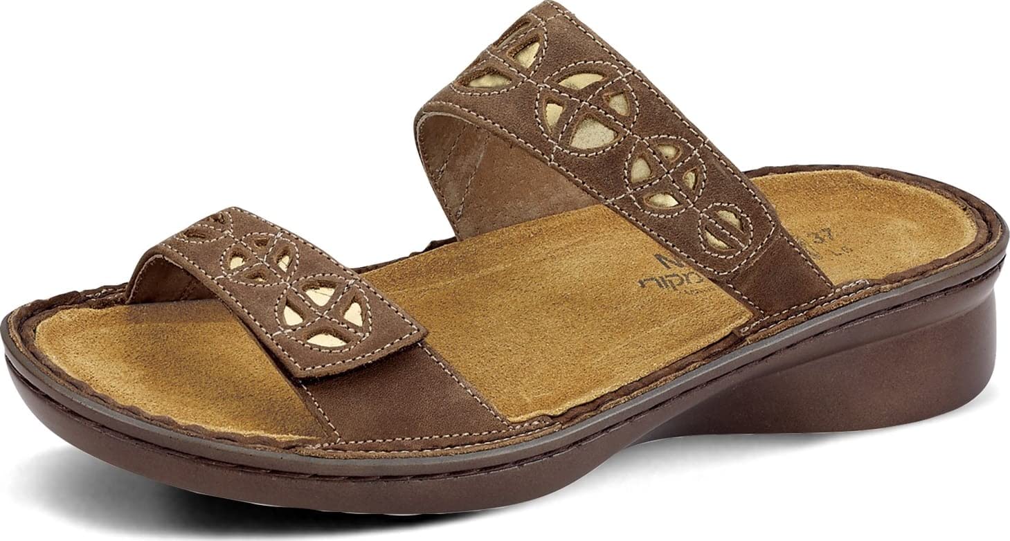 NAOT Women's Cornet Comfortable Leather Sandals with Arch Support - Perfect for Walking, Travel & Summer Outfits