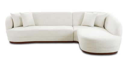 Arles Right Facing Sectional Sofa - Modern L-Shaped Couch for Living Room, Family Room & Small Spaces