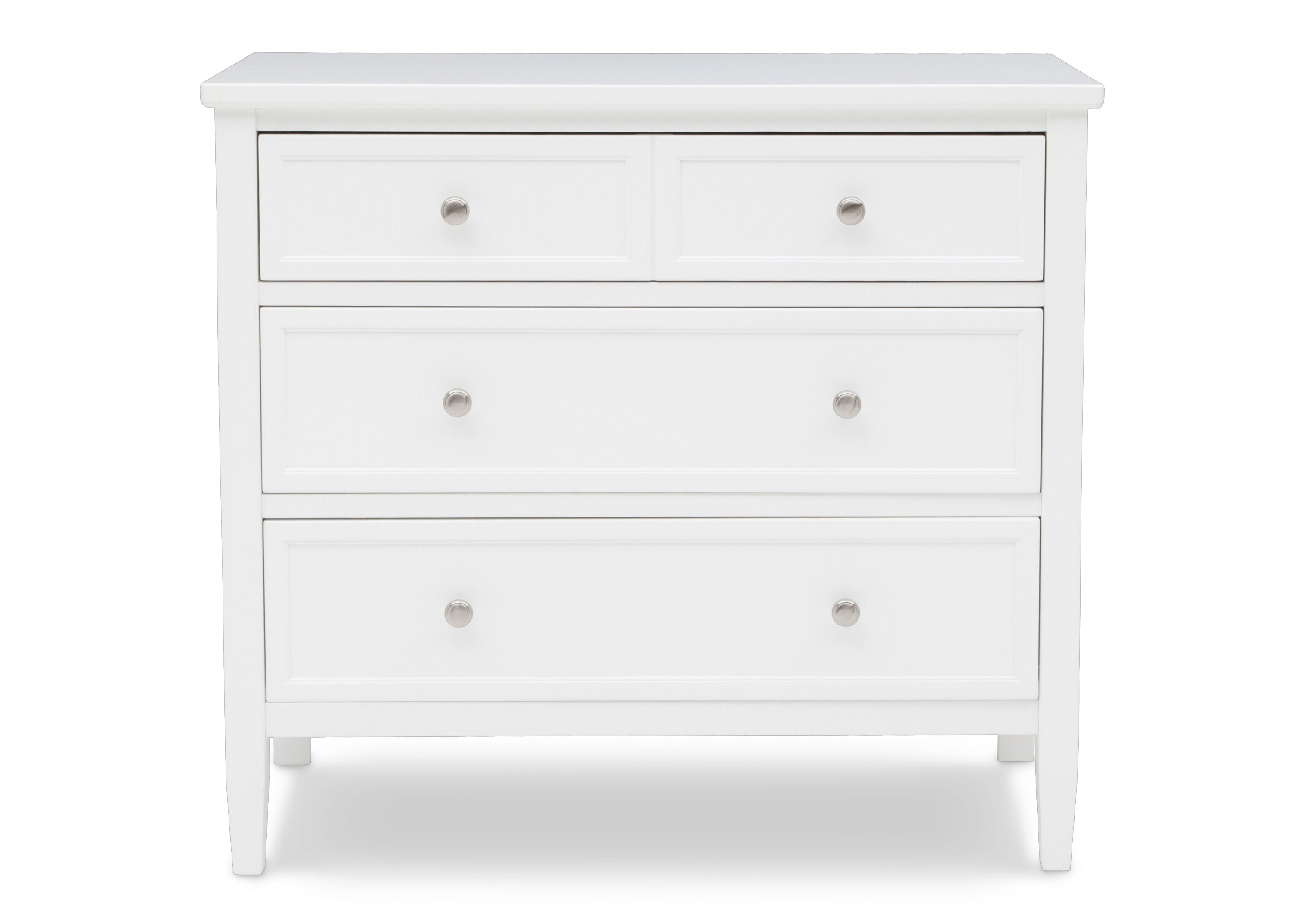 Epic 3 Drawer Dresser with Interlocking Drawers - Sturdy Wooden Bedroom Storage Organizer for Clothes, Linens & Accessories | Perfect for Master Bedroom, Guest Room & Dormitory