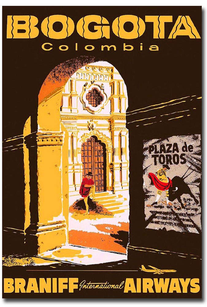 Vintage Bogota Colombia Travel Souvenir Fridge Magnet - 2.5