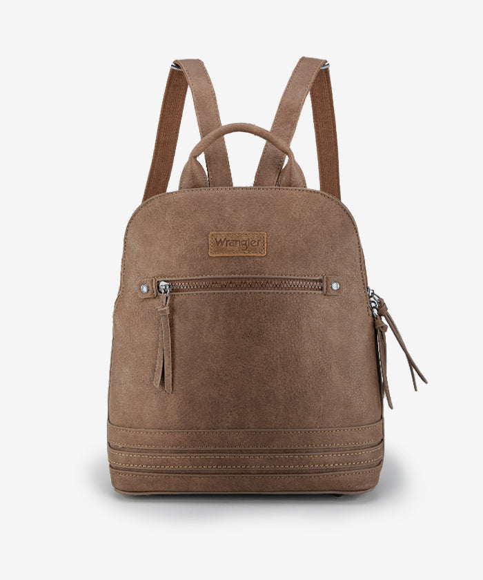 Wrangler Dome Zippered Backpack - Water-Resistant Hiking & Travel Backpack for Men & Women - Perfect for Outdoor Adventures, School & Commuting