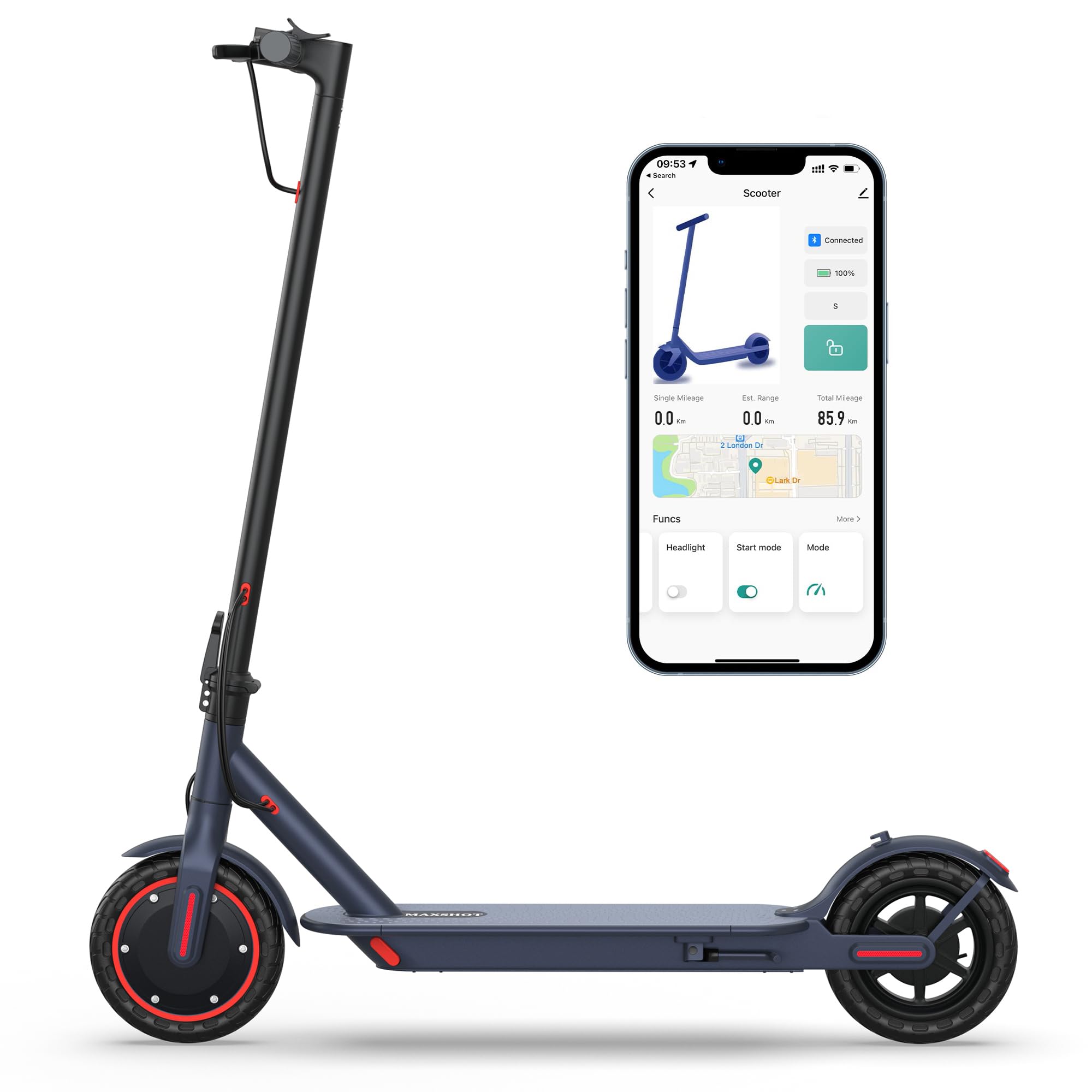 Premium Electric Scooter for Adults - 8.5