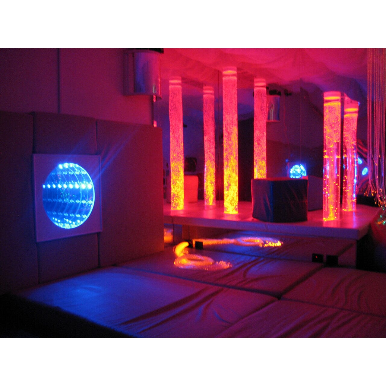 Infinity Mirror Sensory Activity Panel for Kids - Montessori Educational Toy for Toddlers, Autism & Special Needs - Interactive Light & Sound Play for Home & Classroom Learning