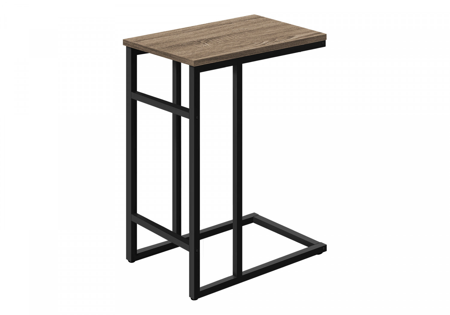 Modern Calen Side Table in Taupe - Small End Table for Living Room, Bedroom, or Office - Perfect for Holding Lamps, Books, and Decor