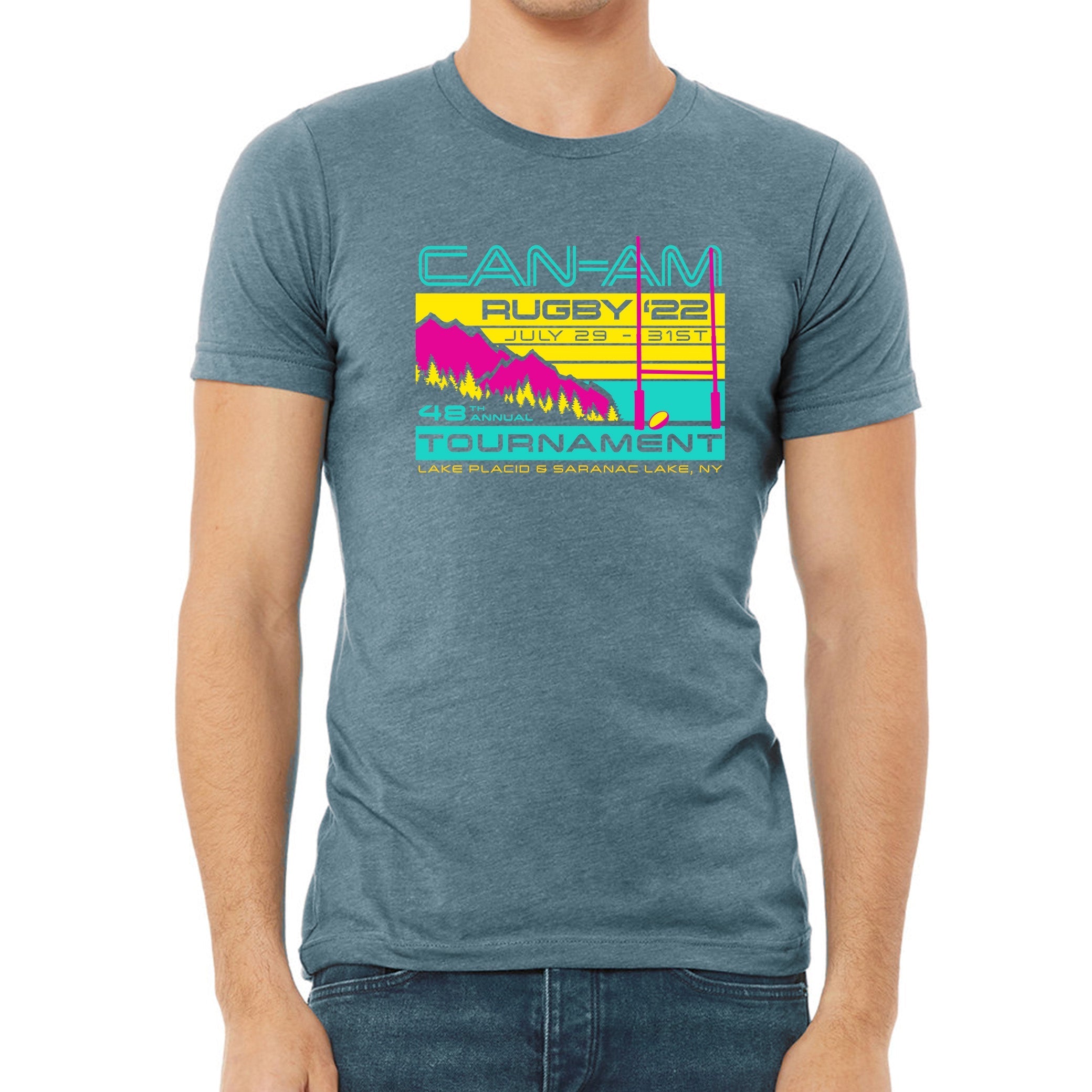 2022 Can Am Tournament T-Shirt - Men's Comfortable Cotton Tee for Sports, Casual Wear & Outdoor Activities