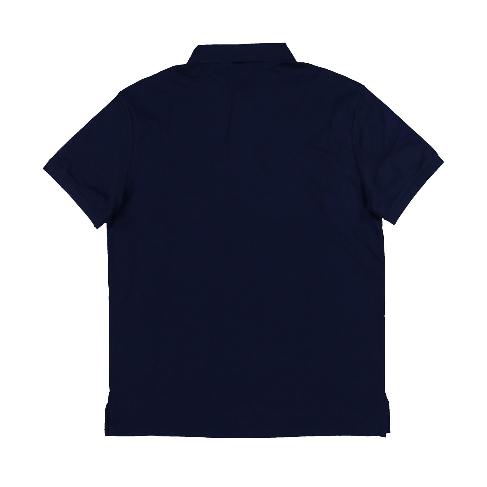 Ralph Lauren Men's Slim Fit Interlock Polo Shirt - Custom Fit, Navy Blue, X-Large | Classic Casual Wear for Office, Golf & Everyday Style