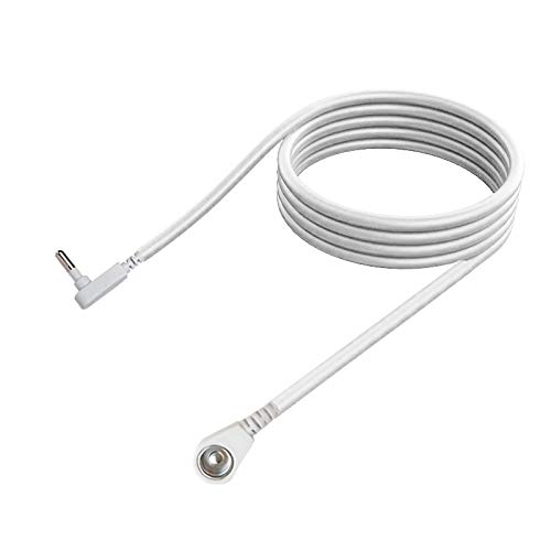 15ft White Grounding Cord - Universal Replacement Cable for Grounding Sheets | Fits All Major Brands | Perfect for Earthing Therapy, Yoga Mats & Bed Grounding