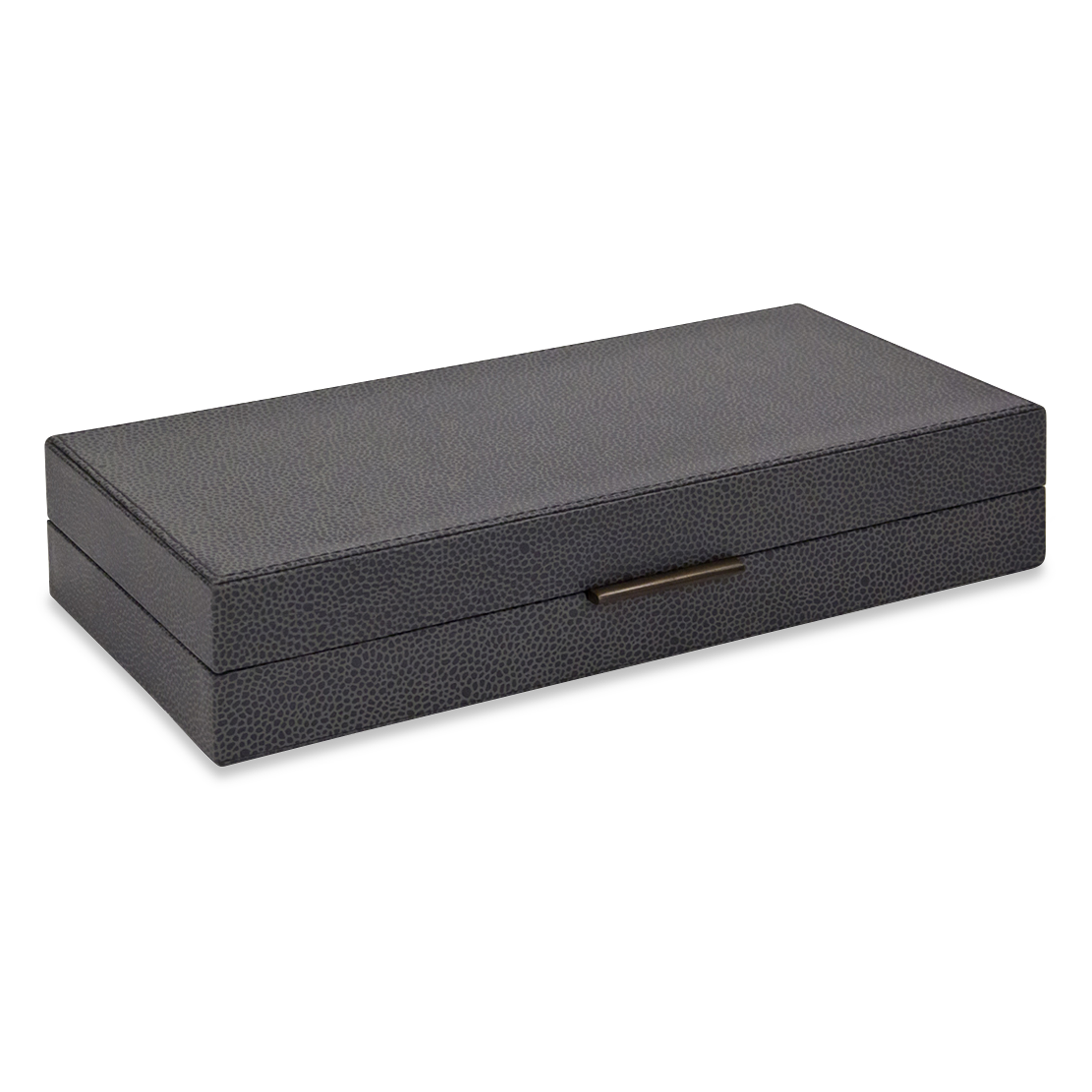 Genuine Leather Jewelry Box with Soft Lining - Elegant Blue Storage Case for Rings, Necklaces & Accessories | Perfect for Travel, Home & Gift Giving
