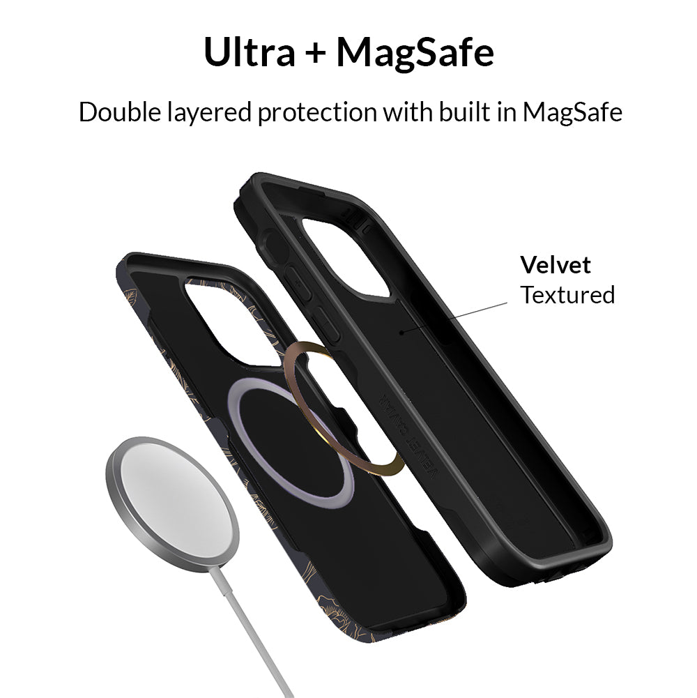 Elegant Floral Rose Gold iPhone Case - Stylish Protective Cover for iPhone 11/12/13/14/15 Pro Max - Perfect for Everyday Use, Office & Special Occasions