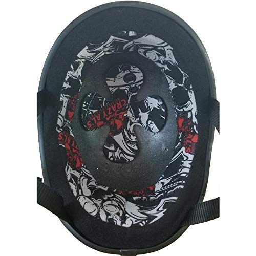 World's Smallest Motorcycle Helmet by Crazy ALS - SOA Maltese Style Flat Black Large (23 1/4