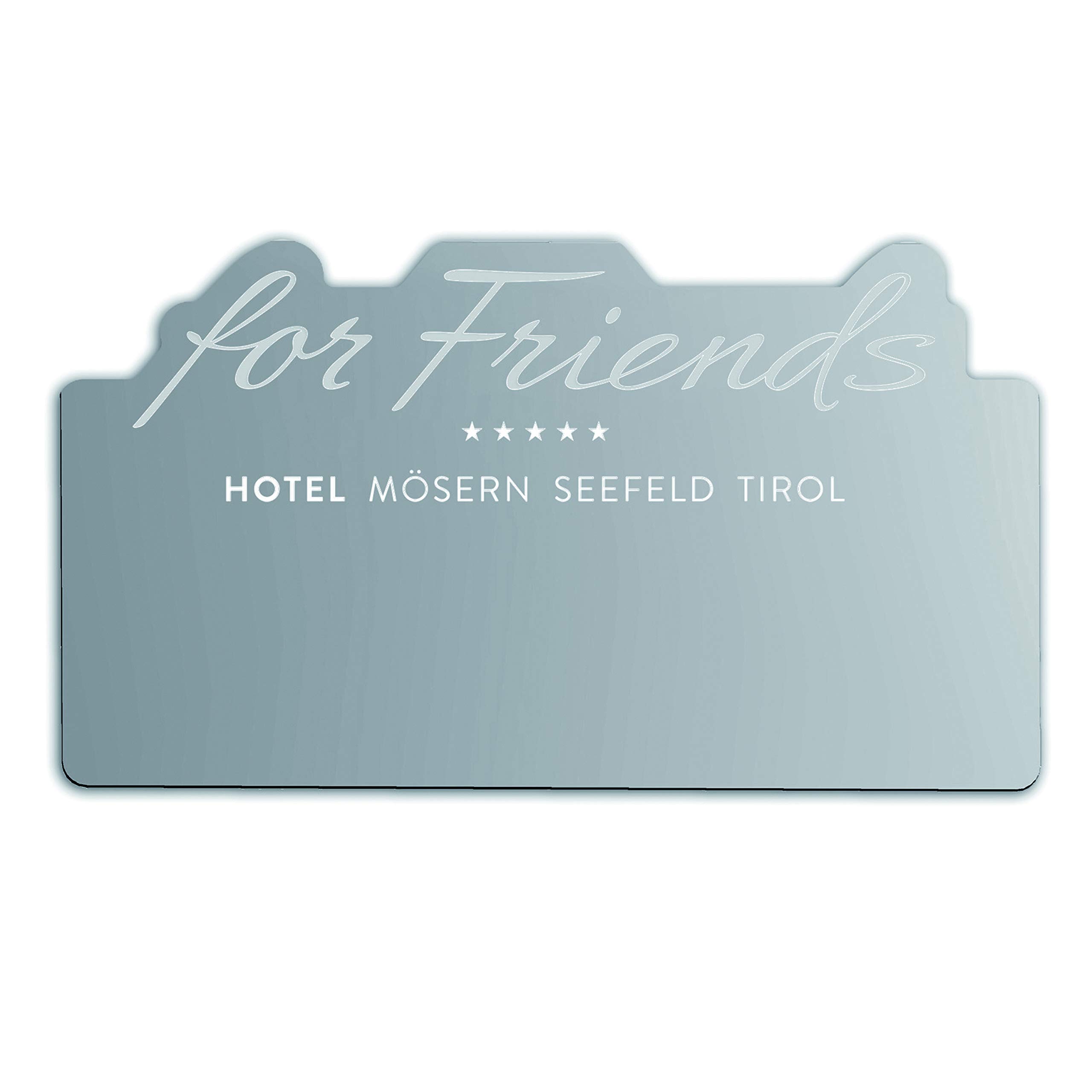 MEPRA AZD200913 Lucido Magnetic Stainless Steel Badge Holder - 6 Pack (8x4.5cm) Dishwasher Safe ID Card Accessories for Office, School, Hospital & Security Professionals