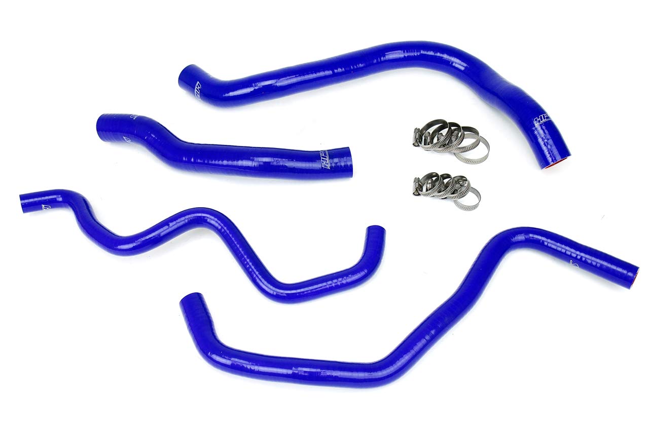 HPS Performance Radiator & Heater Hose Kit 57-1390-BLUE-1 - High Temp Silicone Coolant Hose Replacement for Cars, Trucks & SUVs - Perfect for Engine Cooling System Upgrades & Performance Mods