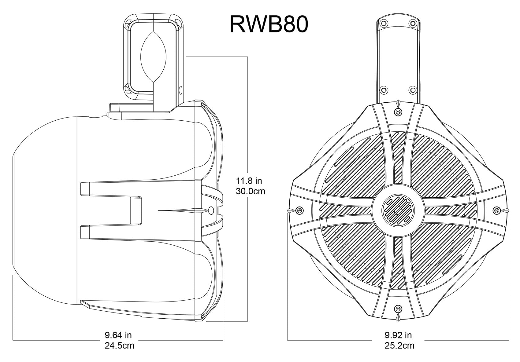 Rockville RWB90B 8