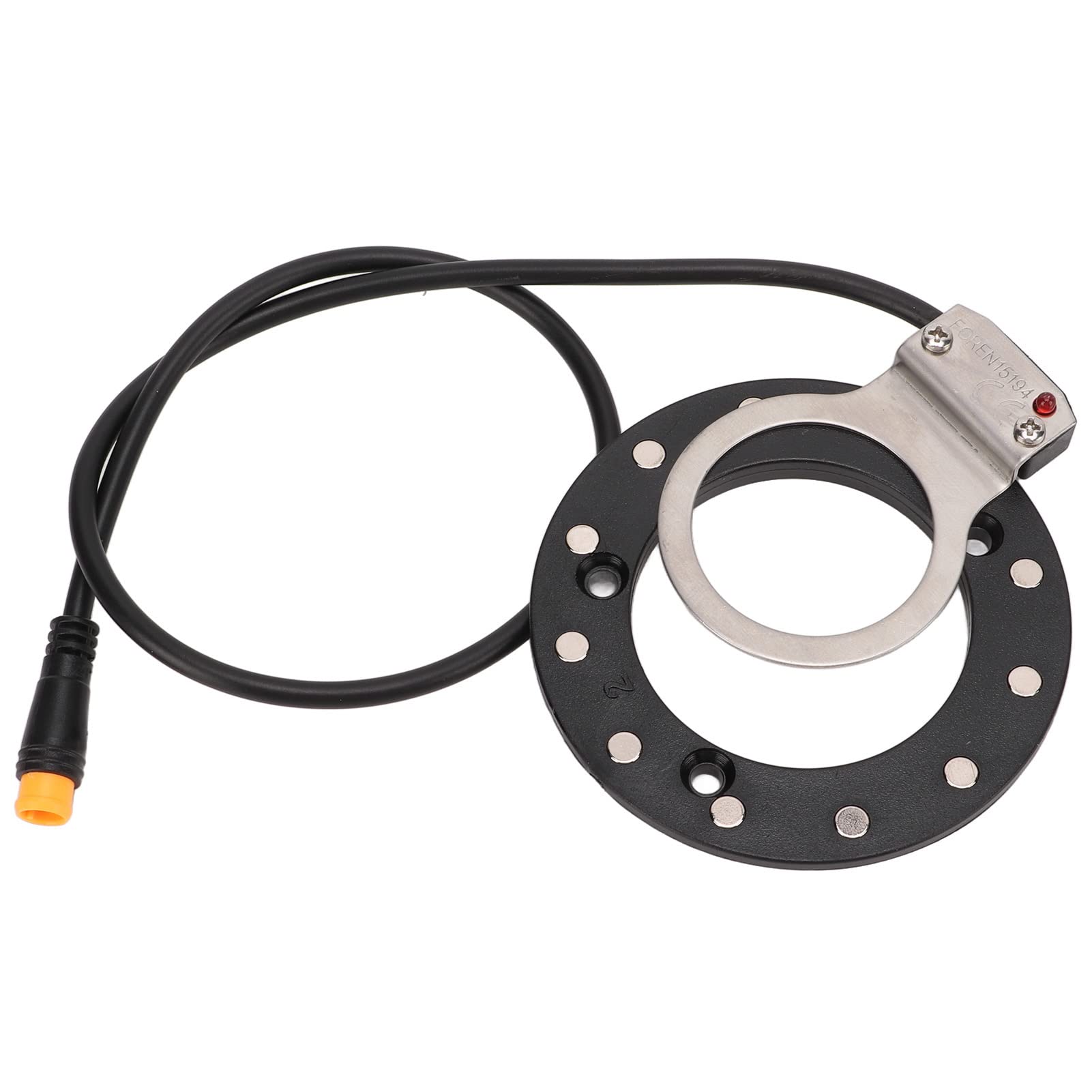 High Sensitivity 12-Magnet Right Dual Hall Sensor Electric Bike Pedal Assist Sensor - Big Hole Design for E-Bike Conversion Kits (Perfect for DIY Electric Bicycle Upgrades & Commuting)