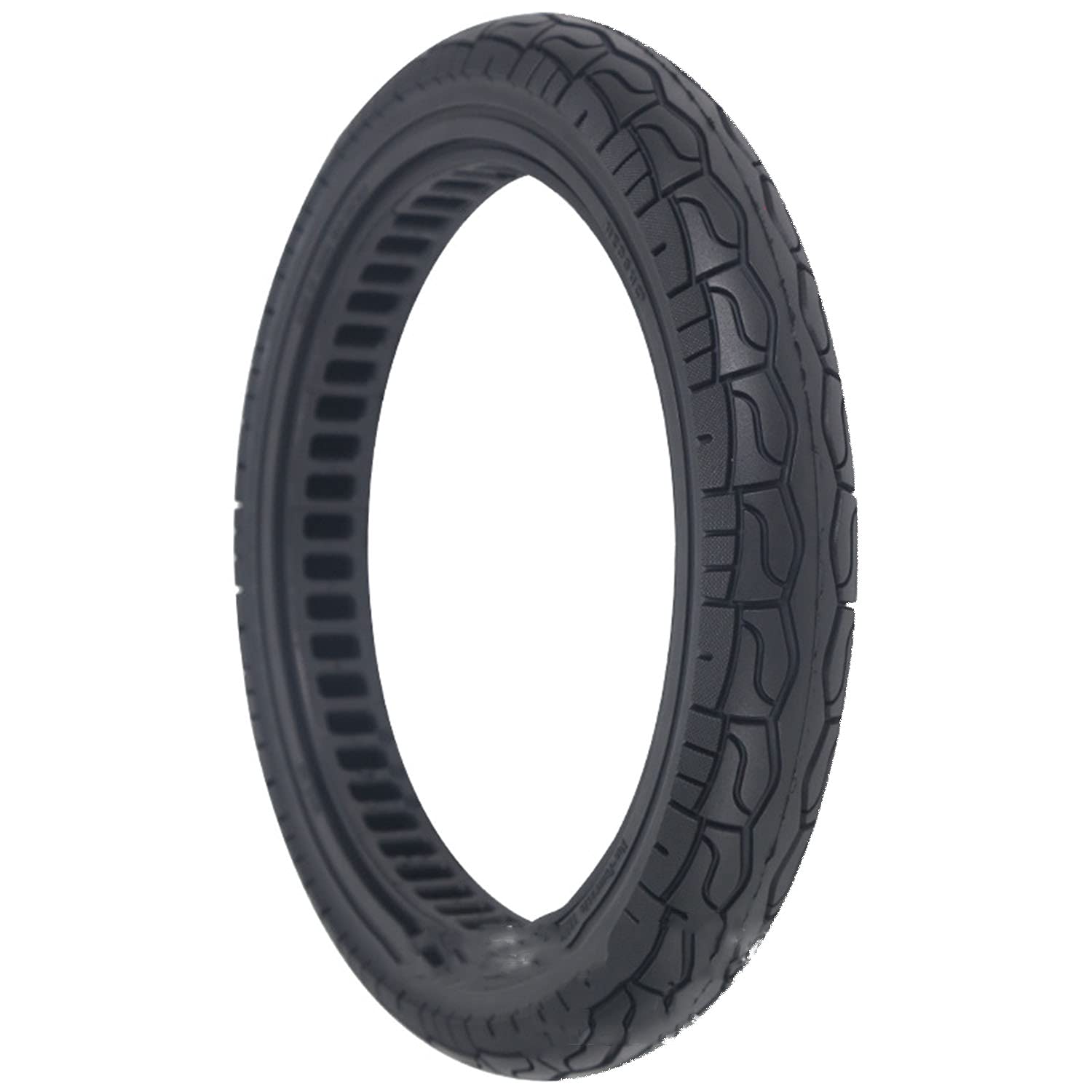 16x2.125 Solid Tires for Electric Bikes - Non-Pneumatic Replacement Tire with Shock Absorption for Front/Rear - Fits 16 Inch Folding E-Bikes | Perfect for Commuting, Urban Riding & Off-Road Adventures
