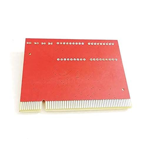 Syba Motherboard Diagnostic Card Tester - PCI POST Analyzer for Computer Repair (Red) | Essential Tool for PC Technicians & DIY Troubleshooting