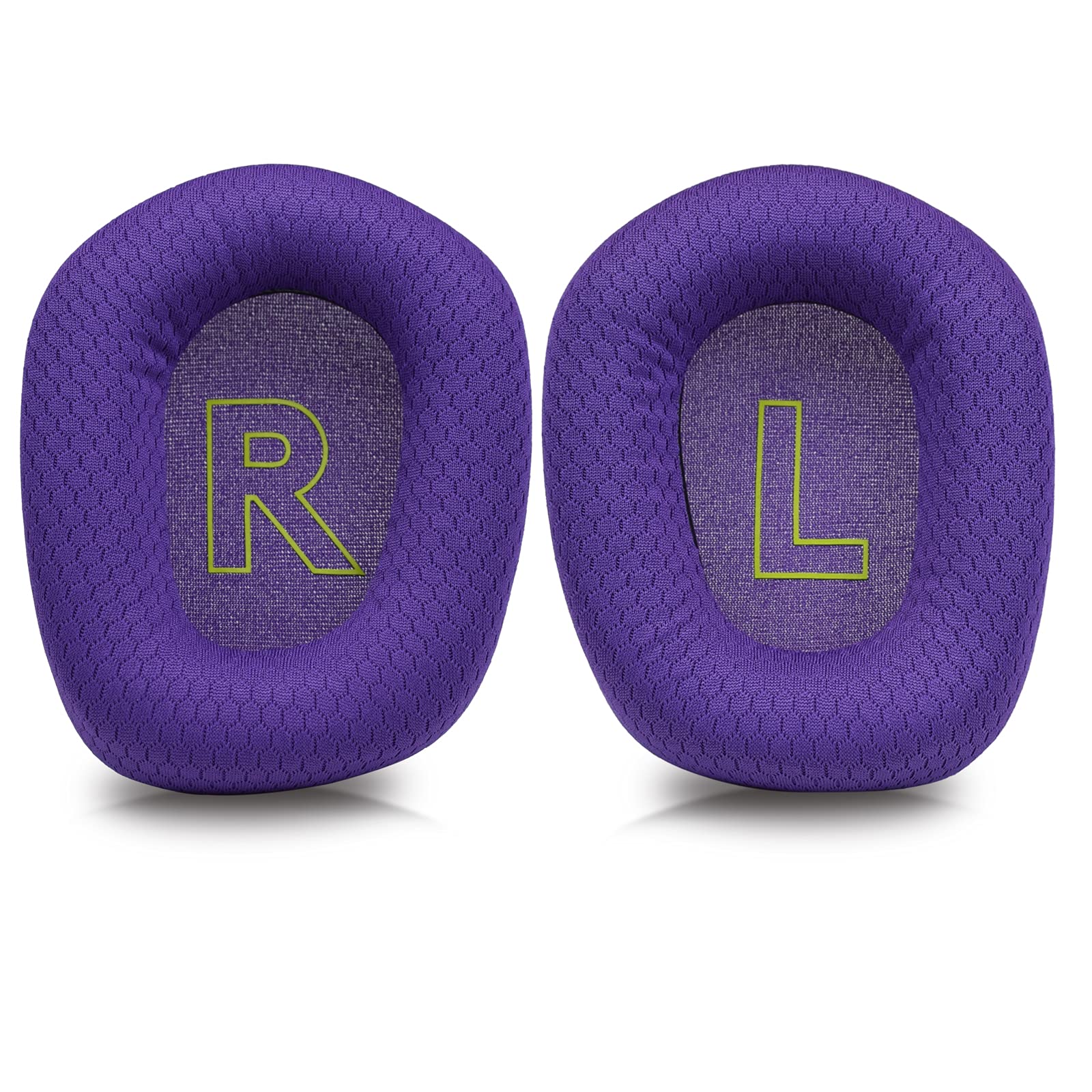 Logitech G733 Wireless Gaming Headset Replacement Ear Pads - Soft Fabric Cushions (Purple) for Comfort & Noise Isolation - Perfect for Gaming, Streaming & Long Wear Sessions