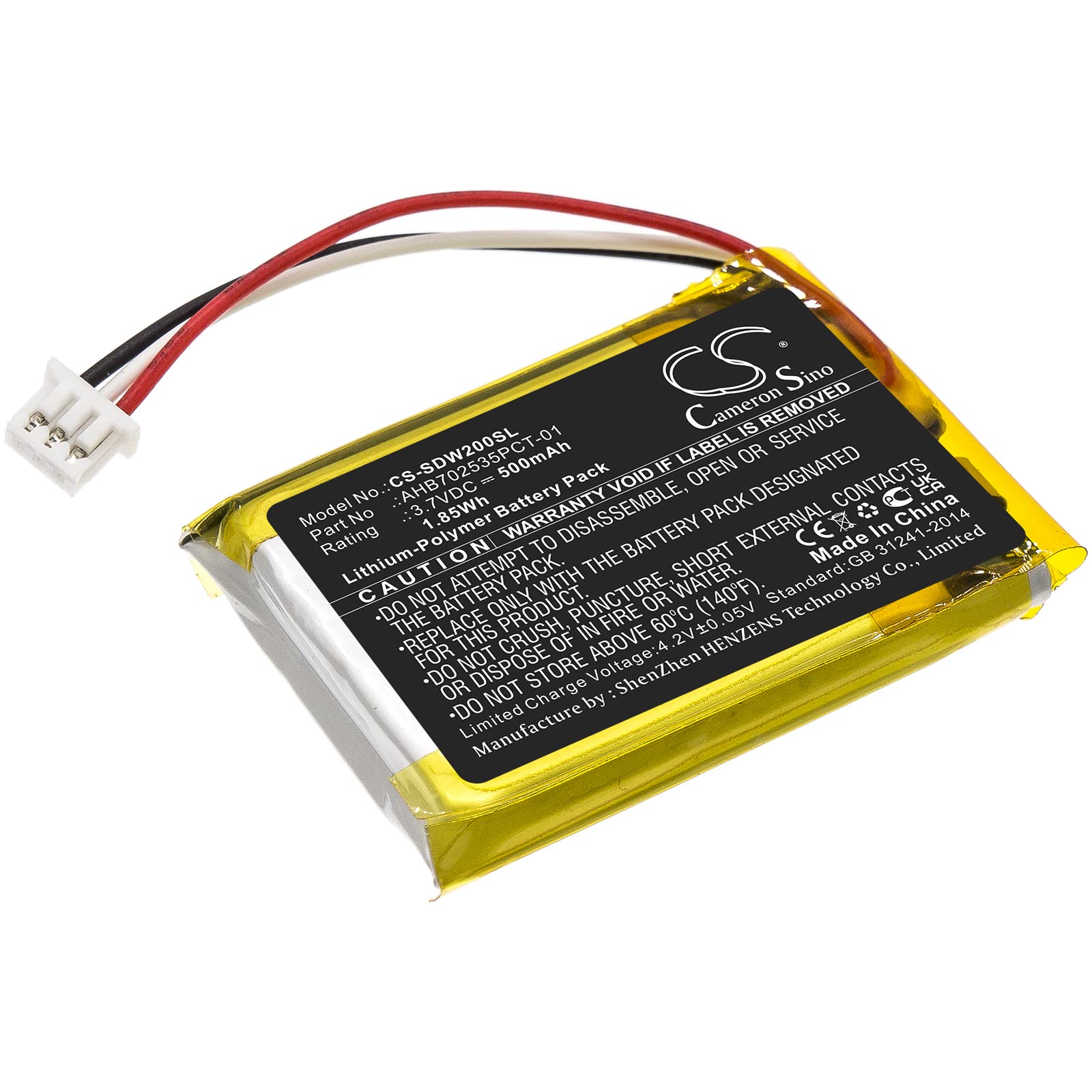 Replacement Battery for Sennheiser Momentum True Wireless 2 (M3AEBT) - Compatible with MTW, AHB702535PCT-01 Models - Perfect for Headphone Charging Case Repair & DIY Replacement