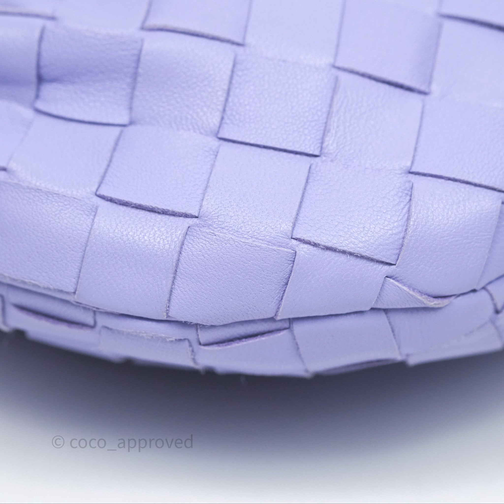 Bottega Veneta Mini Jodie Bag in Purple Intrecciato Lambskin Leather - Perfect for Everyday Use, Date Nights & Special Occasions