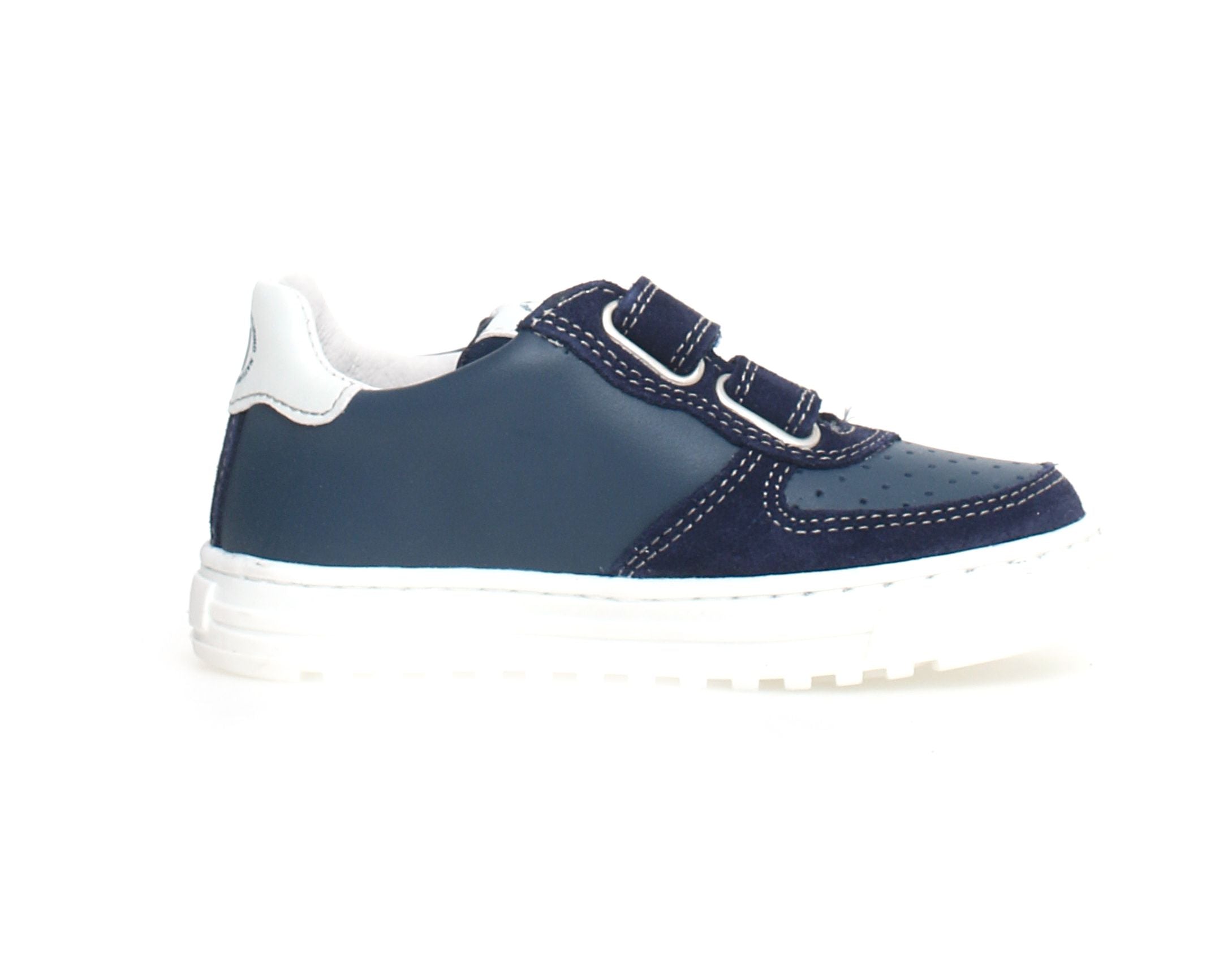 Naturino Hess 2 VL Boys' Sneakers - Navy & White Athletic Shoes for Kids | Comfortable Casual Walking & School Shoes for Active Boys