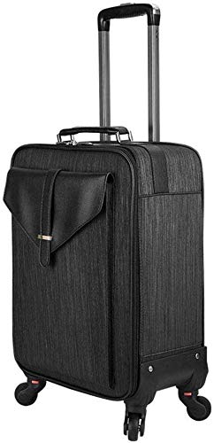 BYCDD Professional Makeup Train Case Rolling Cosmetic Organizer - Multi-Compartment Travel Beauty Storage Box with Wheels, Black | Perfect for Makeup Artists, Salon Professionals & Travel Cosmetics Storage