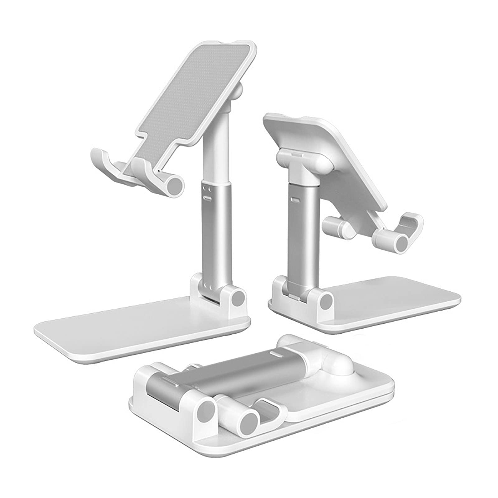 Adjustable Desktop Folding Stand - Portable Telescopic Tablet & Phone Holder for Work, Study, and Video Calls (Multi-Angle Viewing) - Perfect for Office, Home, and Travel Use